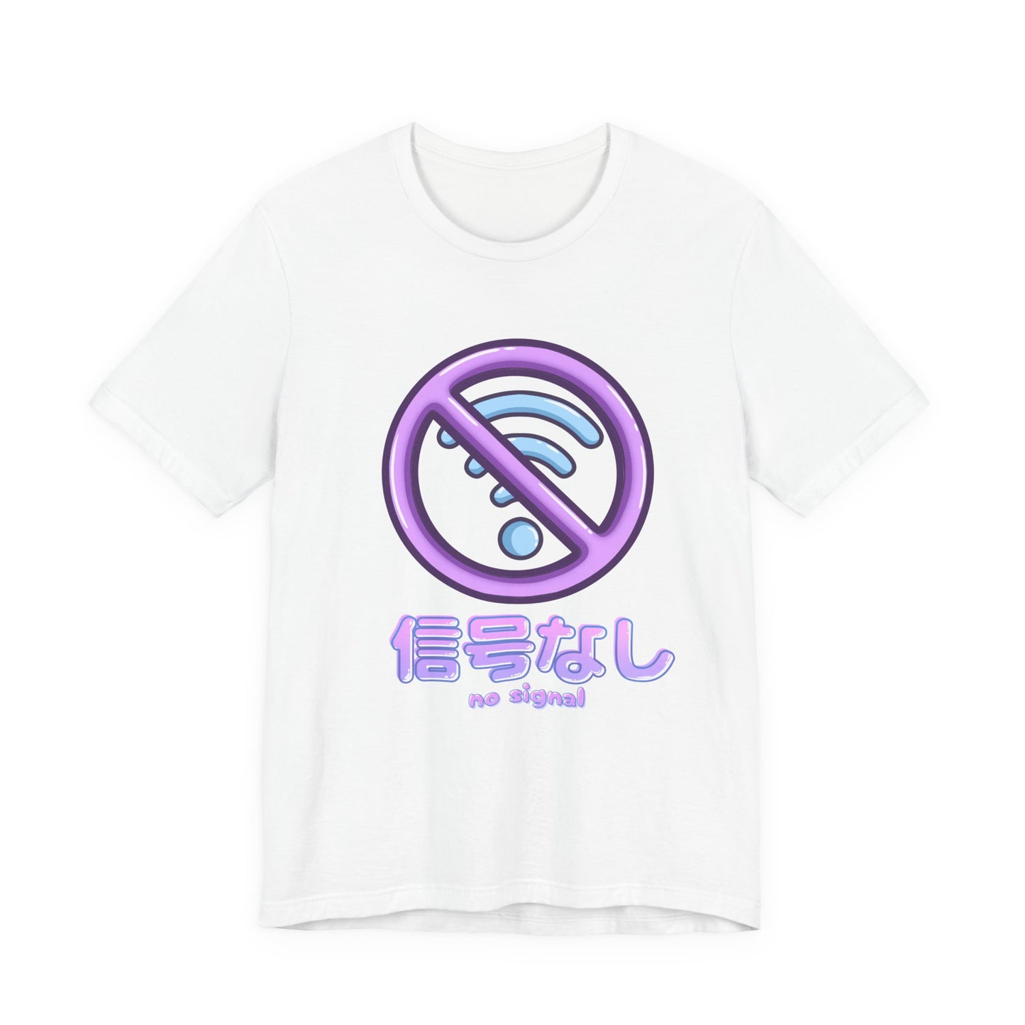 Cute No Signal Wifi T Shirt - Pink X Holic