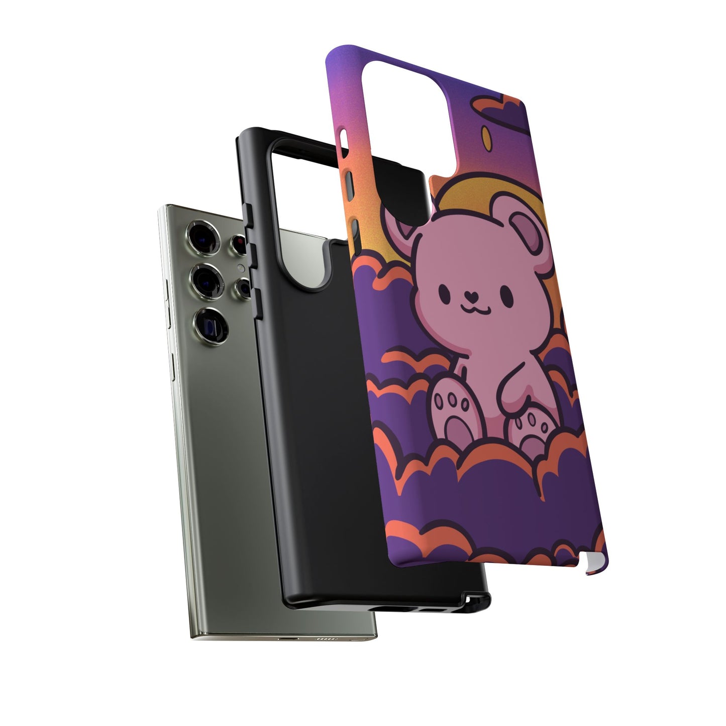 Cloud Cub Sunset Sky Bear Phone Case