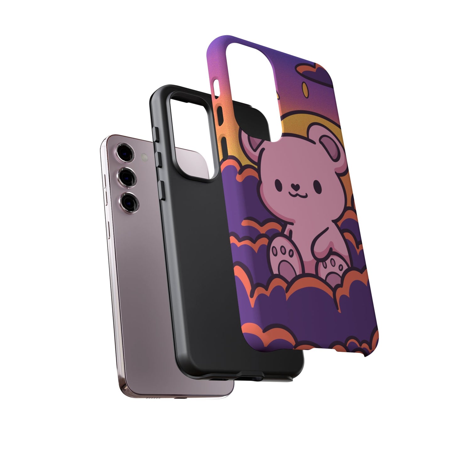 Cloud Cub Sunset Sky Bear Phone Case