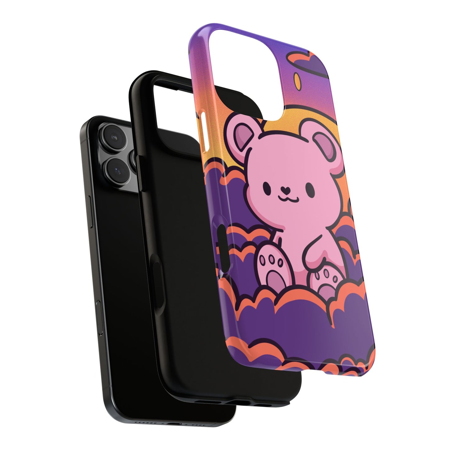Cloud Cub Sunset Sky Bear Phone Case