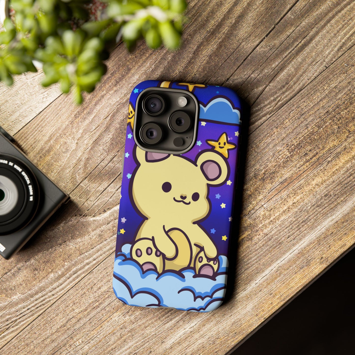 Cloud Cub Nighttime Sky Bear Phone Case