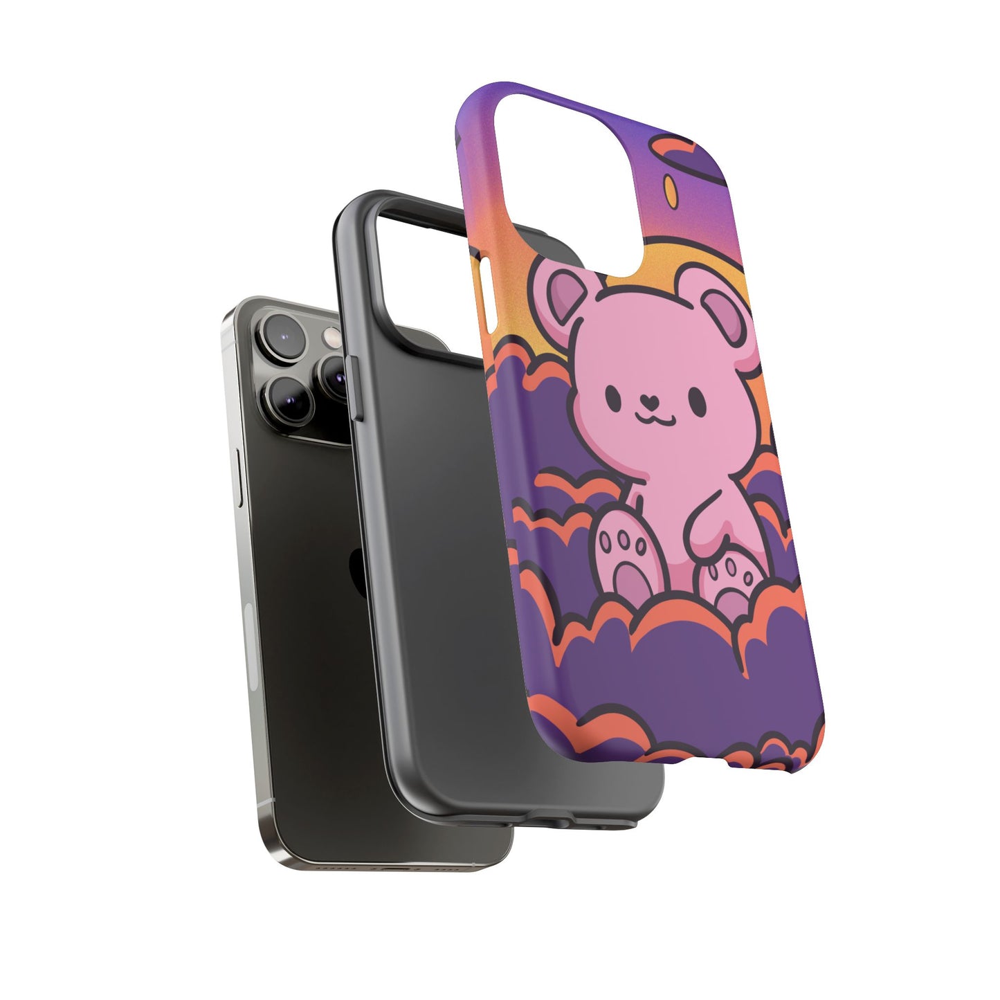 Cloud Cub Sunset Sky Bear Phone Case