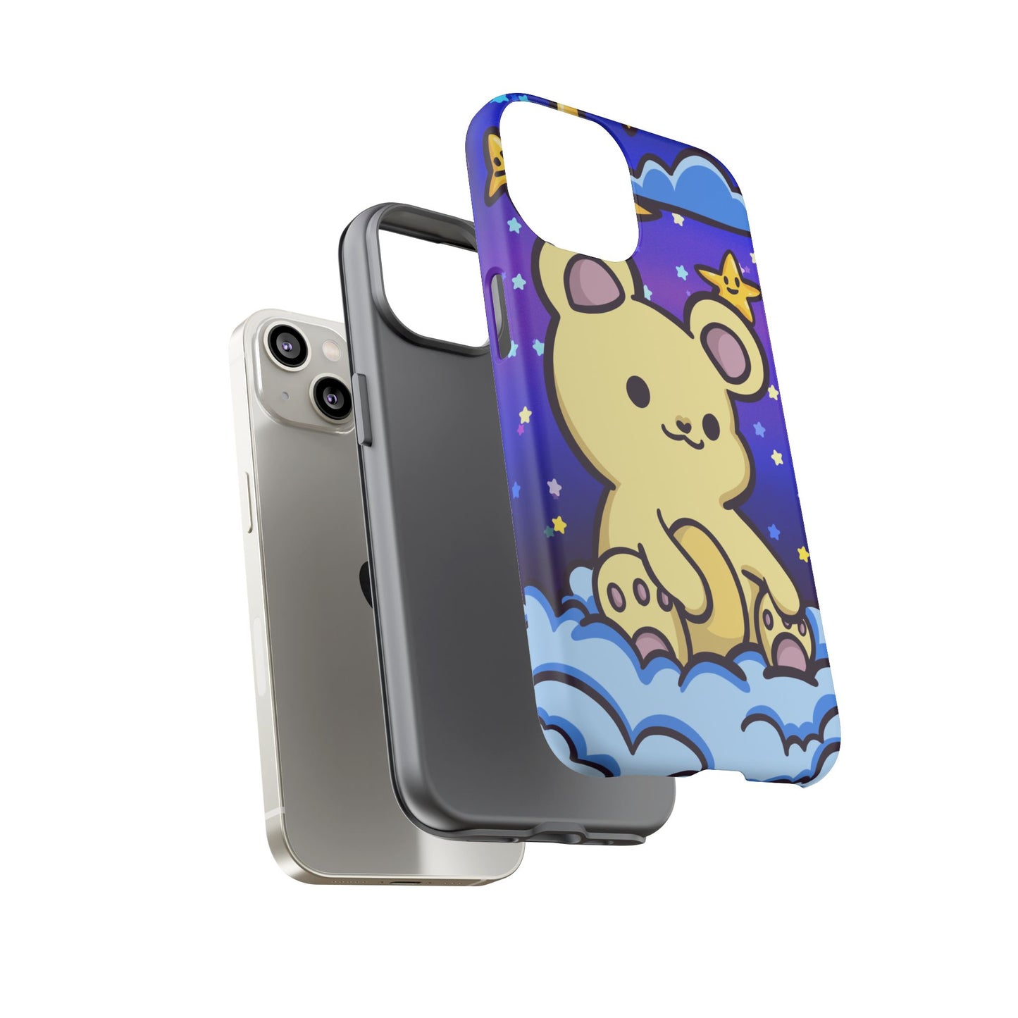 Cloud Cub Nighttime Sky Bear Phone Case