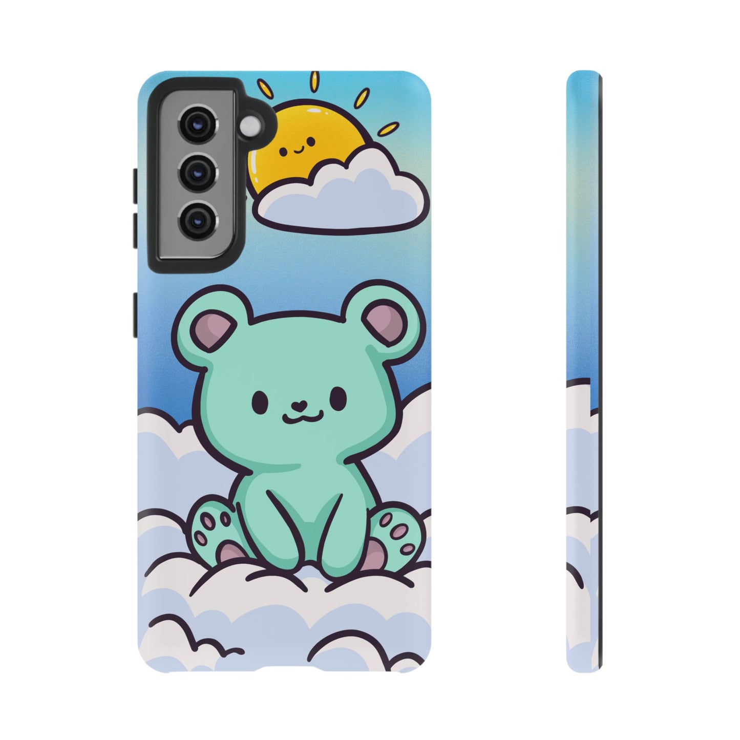 Cloud Cub Morning Sky Bear Phone Case - Pink X Holic