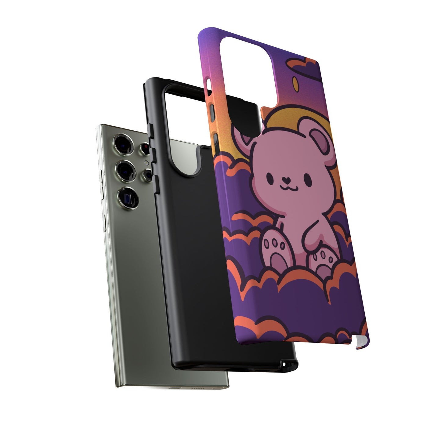 Cloud Cub Sunset Sky Bear Phone Case