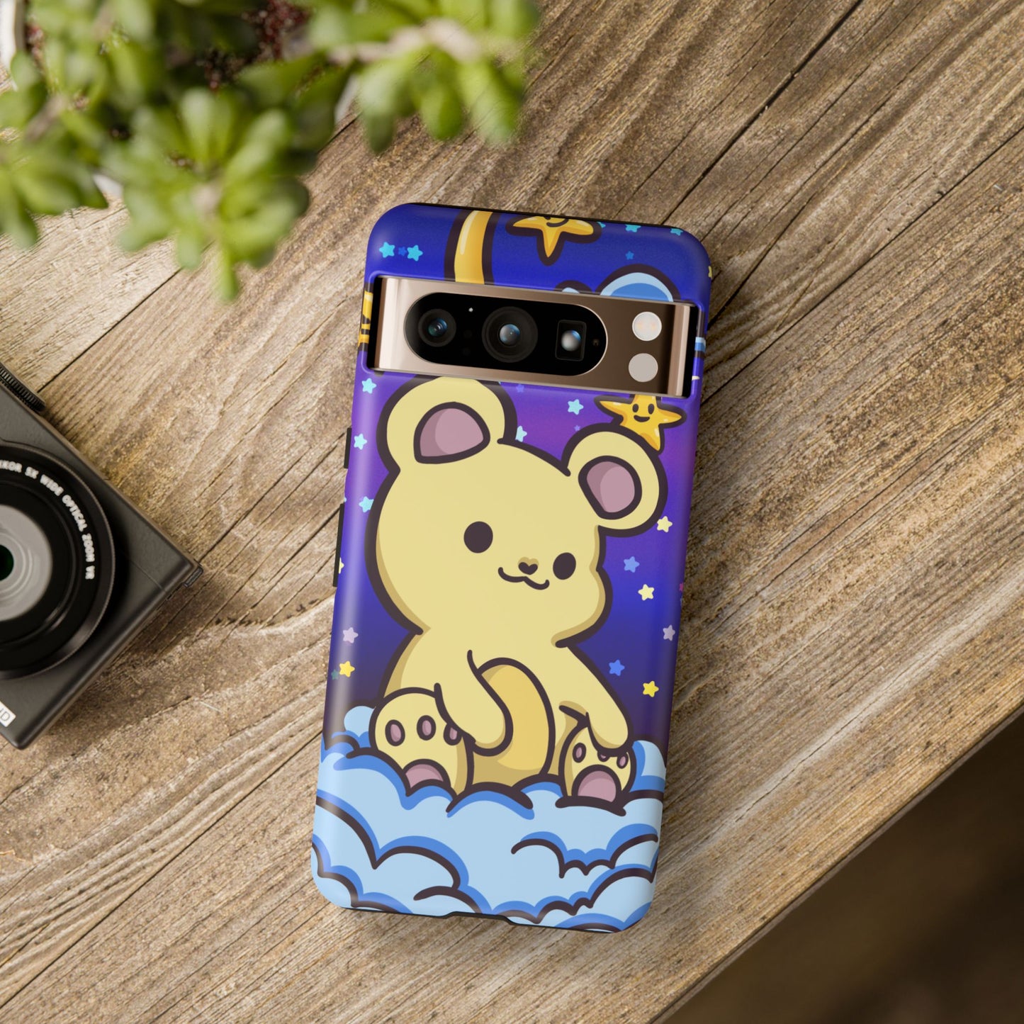 Cloud Cub Nighttime Sky Bear Phone Case