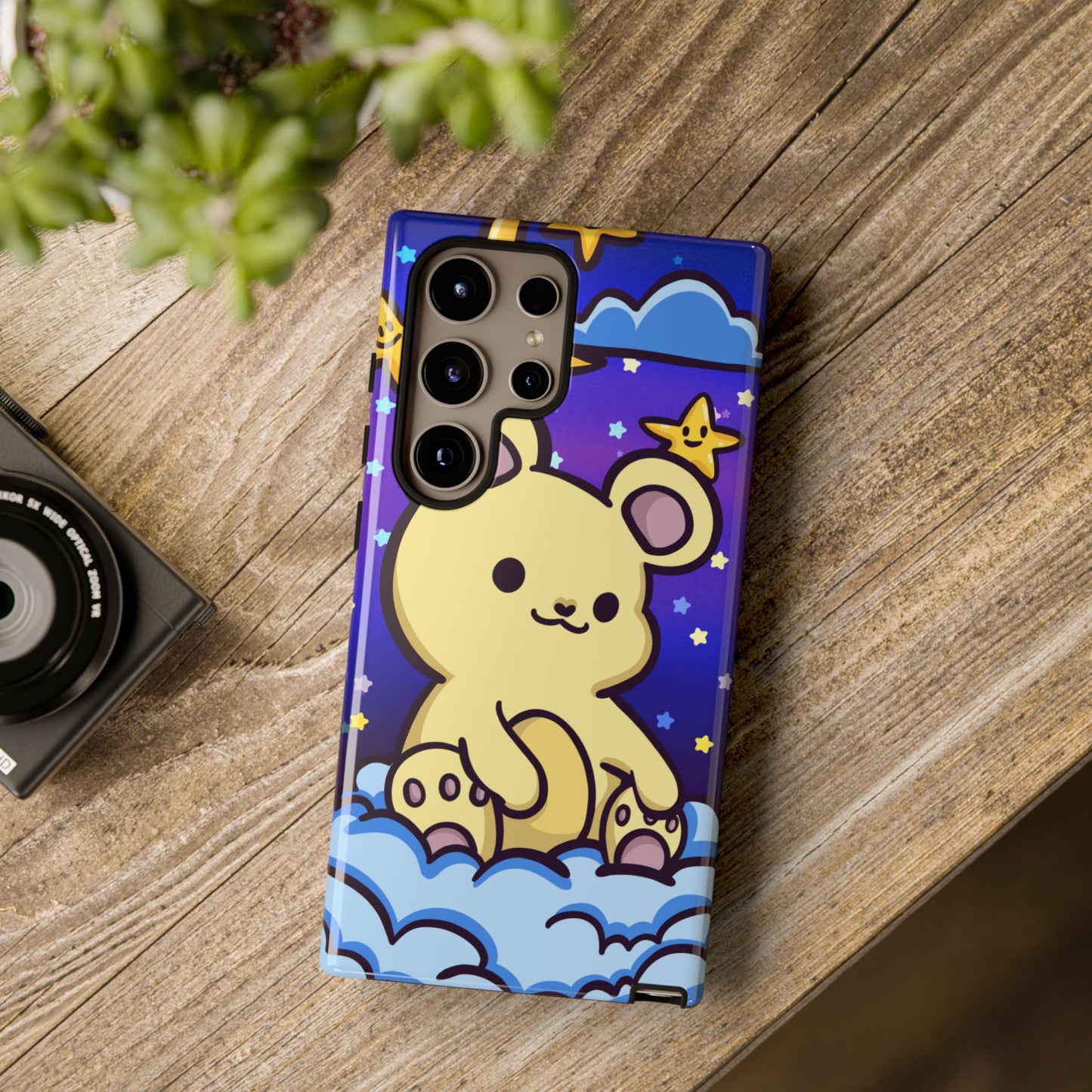 Cloud Cub Nighttime Sky Bear Phone Case