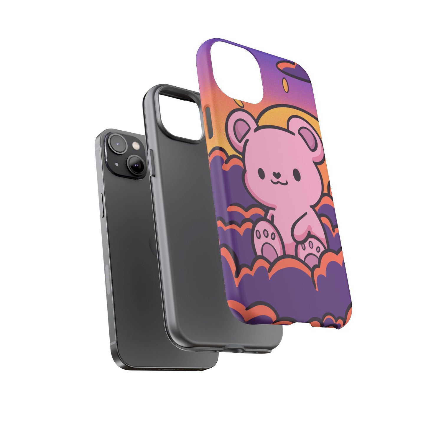 Cloud Cub Sunset Sky Bear Phone Case