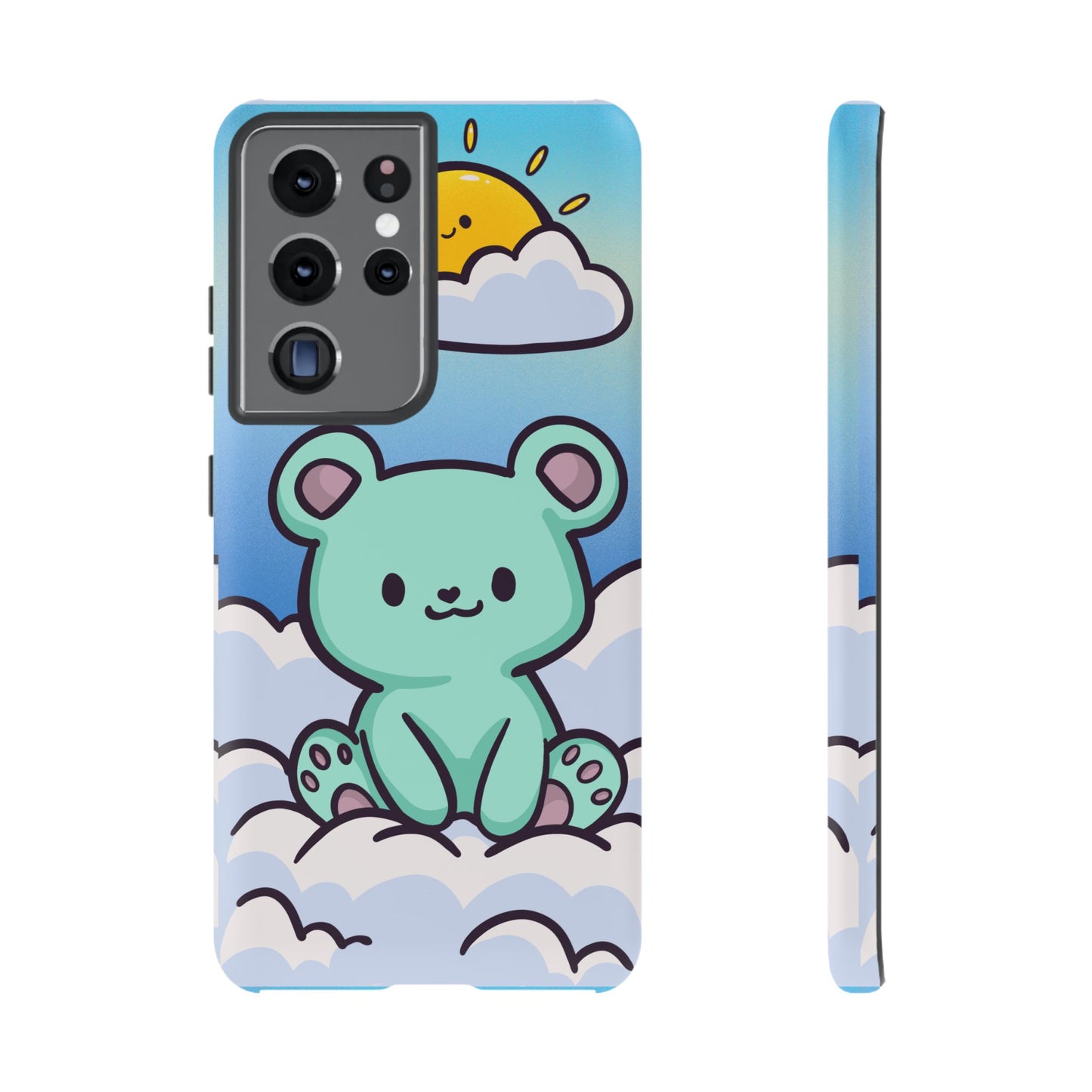 Cloud Cub Morning Sky Bear Phone Case - Pink X Holic