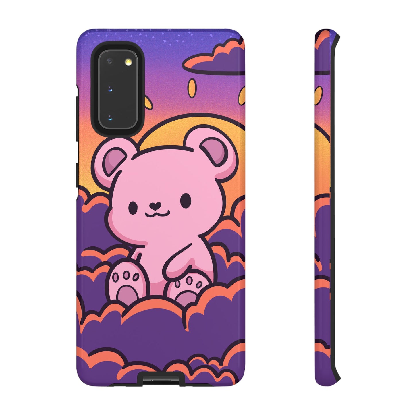 Cloud Cub Sunset Sky Bear Phone Case - Pink X Holic