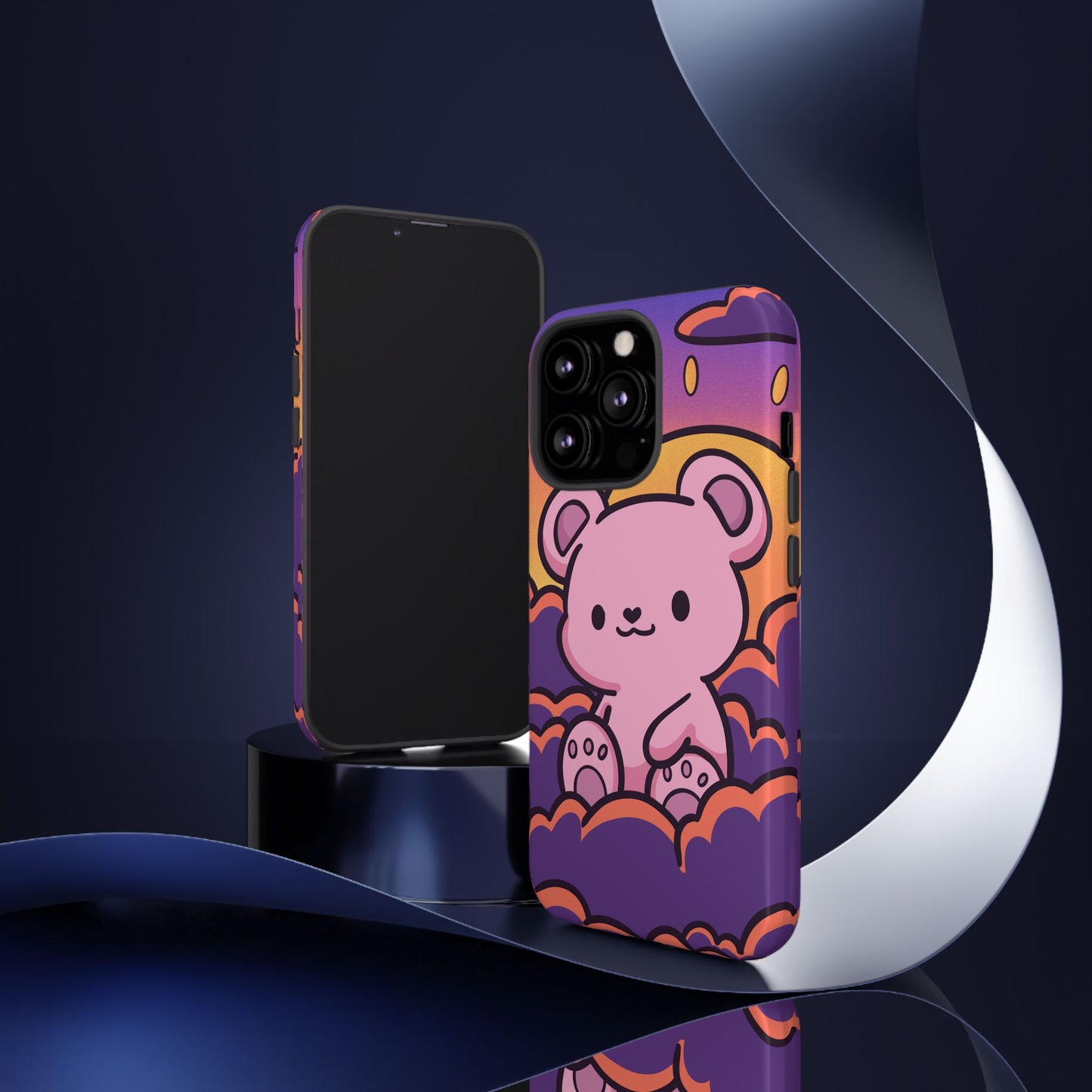Cloud Cub Sunset Sky Bear Phone Case