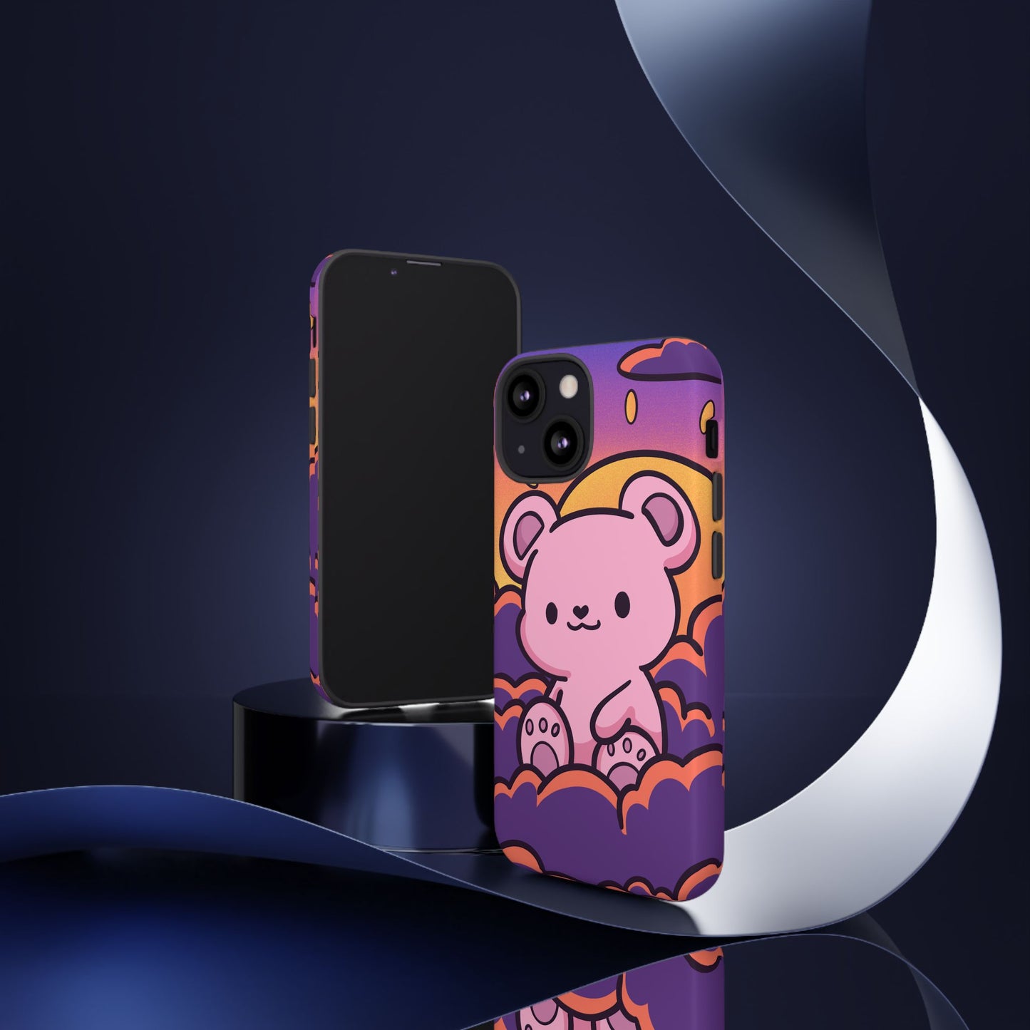 Cloud Cub Sunset Sky Bear Phone Case