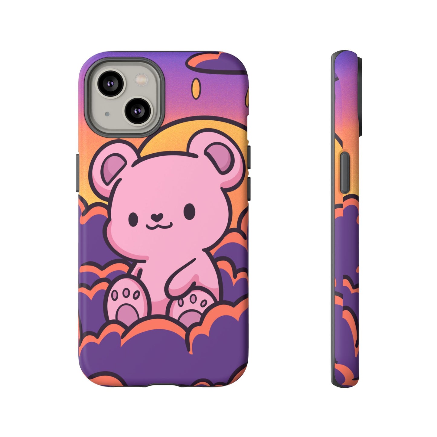 Cloud Cub Sunset Sky Bear Phone Case - Pink X Holic