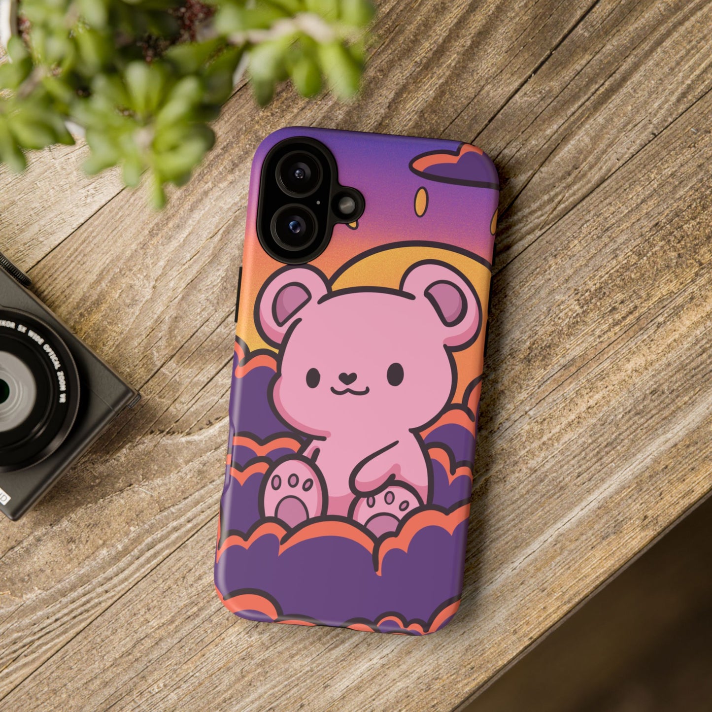 Cloud Cub Sunset Sky Bear Phone Case