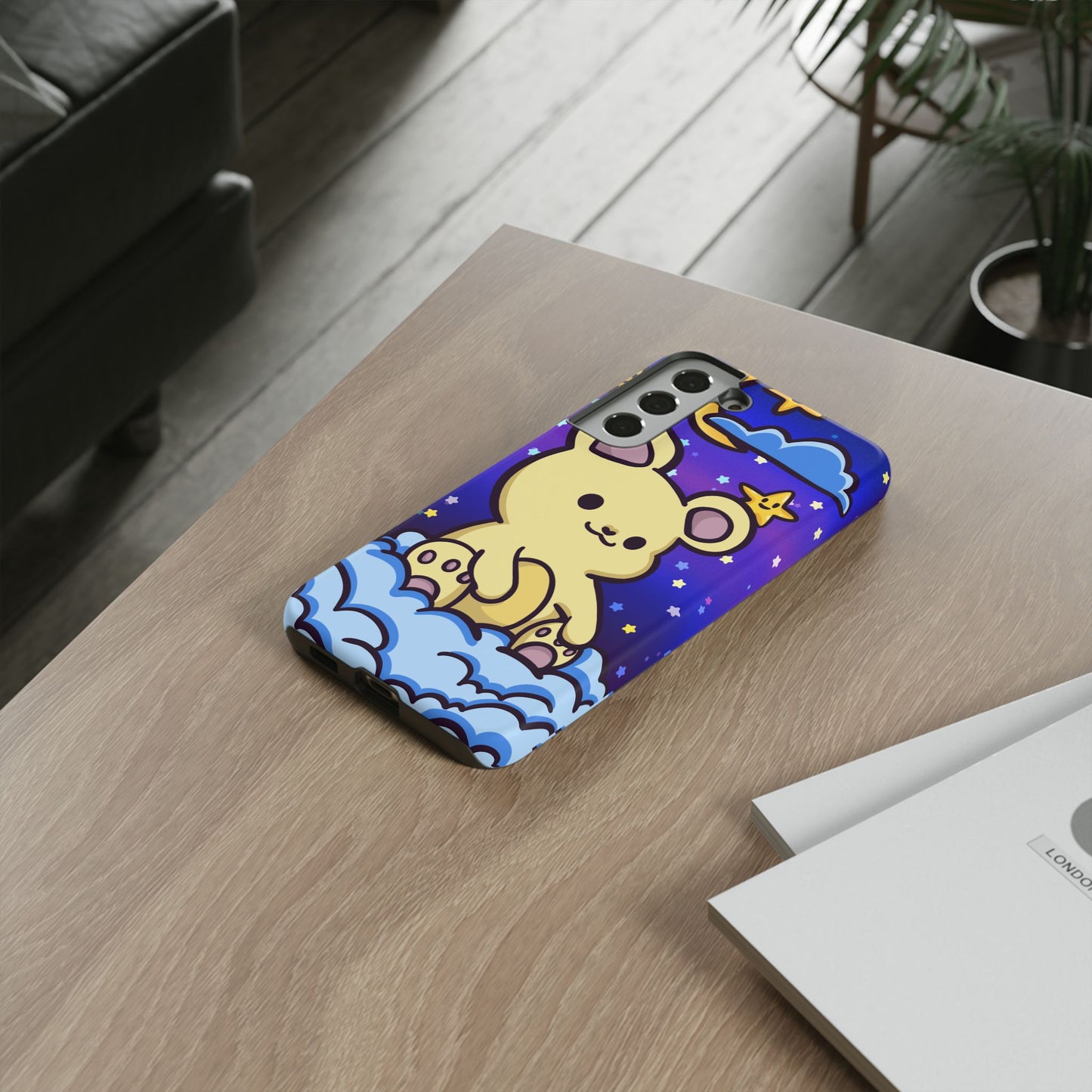 Cloud Cub Nighttime Sky Bear Phone Case