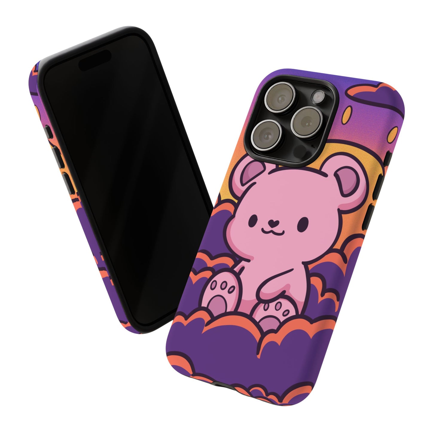 Cloud Cub Sunset Sky Bear Phone Case