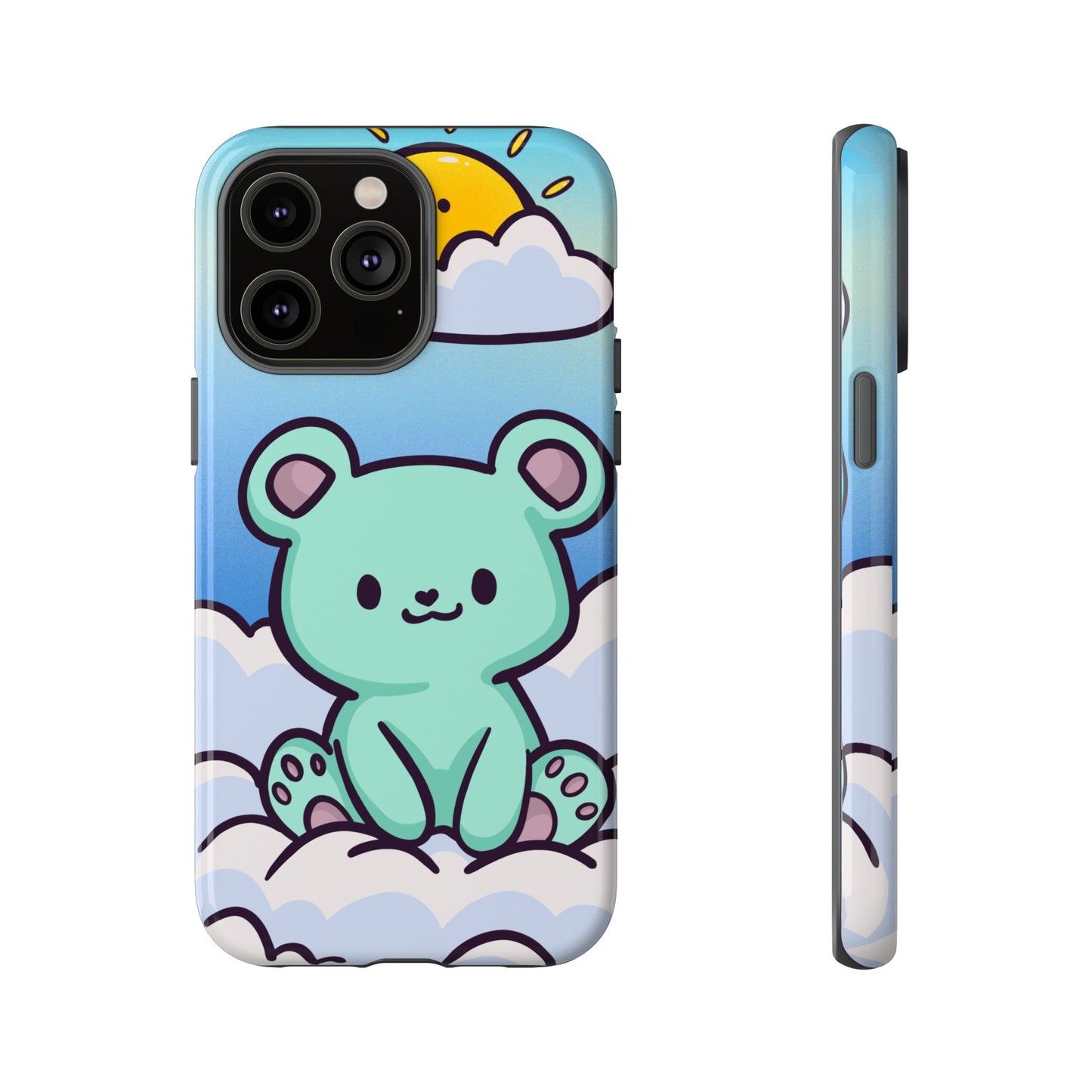 Cloud Cub Morning Sky Bear Phone Case - Pink X Holic