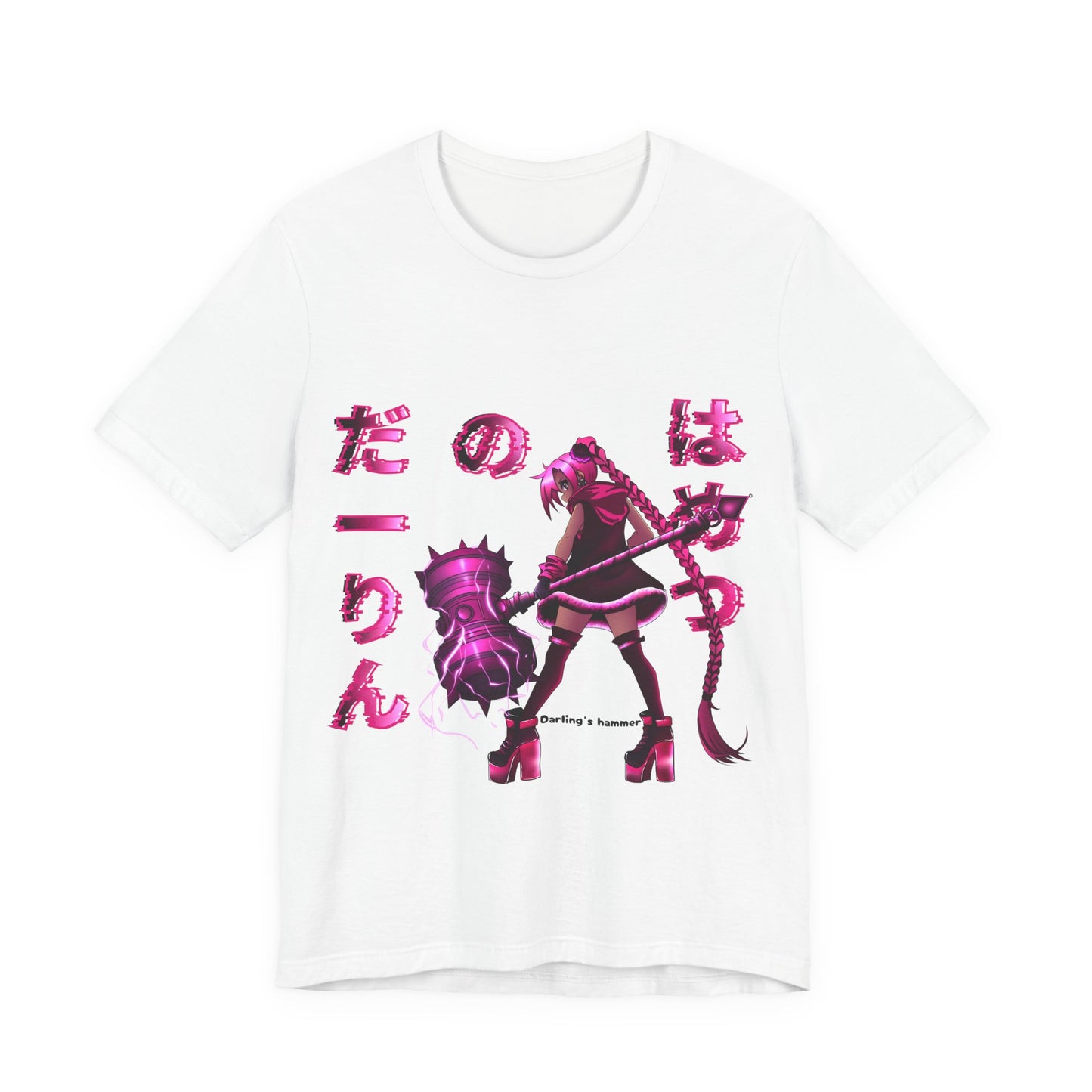 Anime Girl Pink Darling's Hammer T Shirt - Pink X Holic