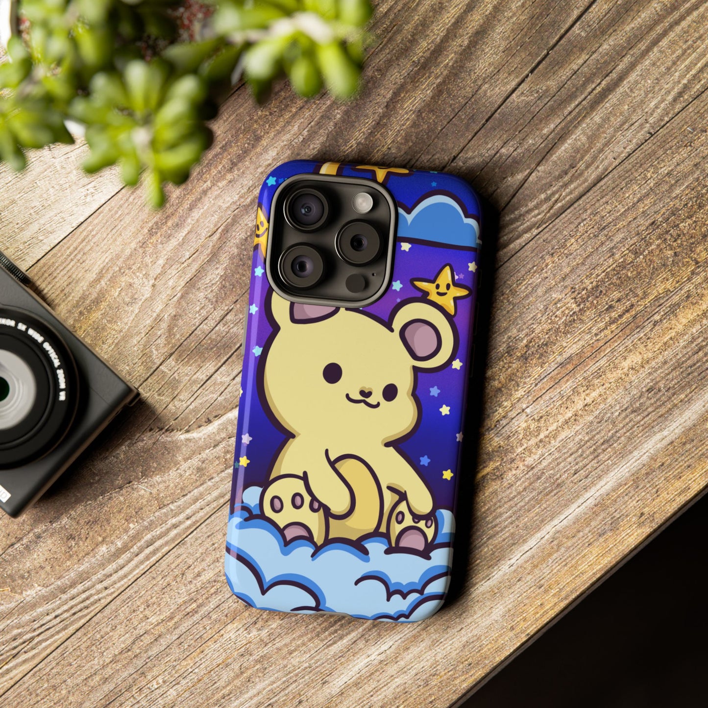 Cloud Cub Nighttime Sky Bear Phone Case
