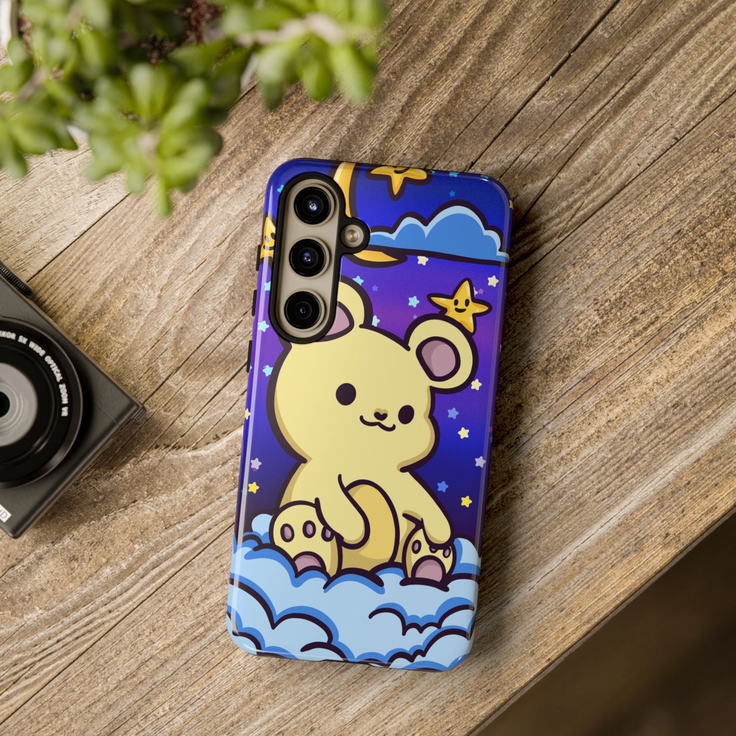 Cloud Cub Nighttime Sky Bear Phone Case