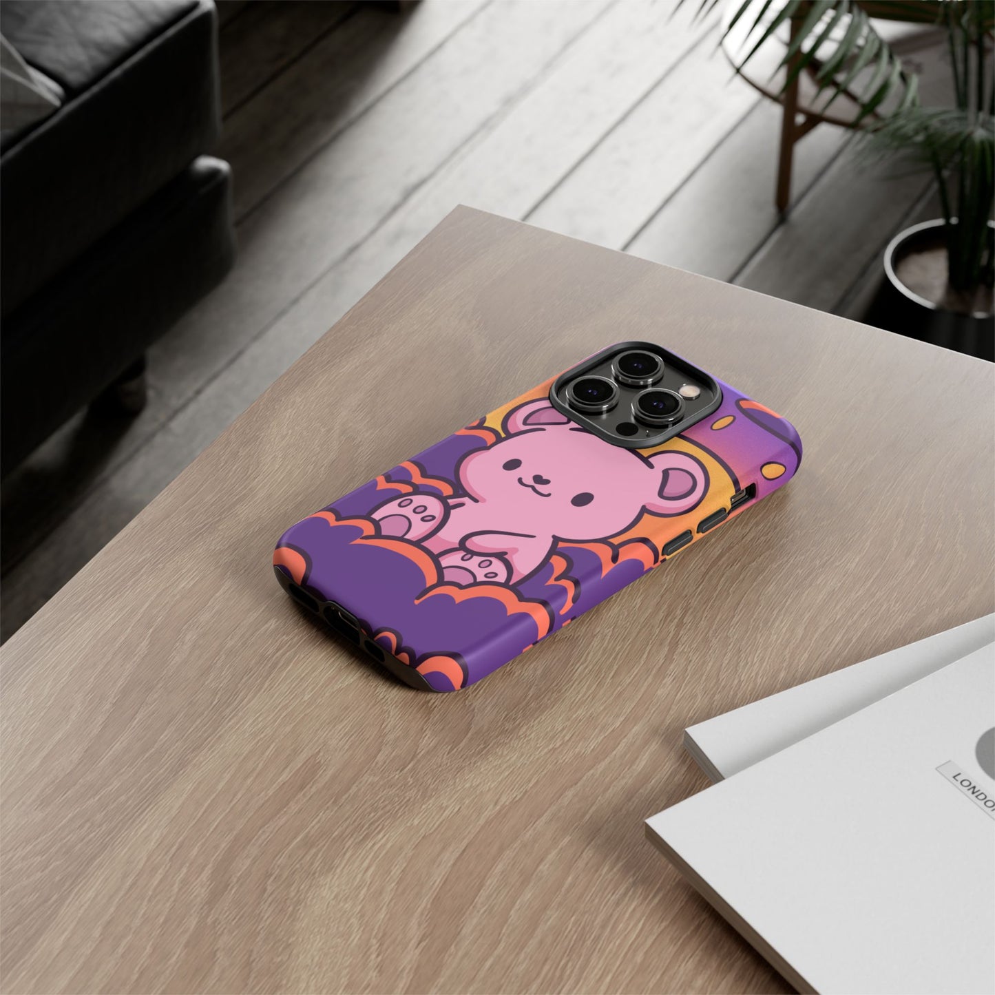 Cloud Cub Sunset Sky Bear Phone Case