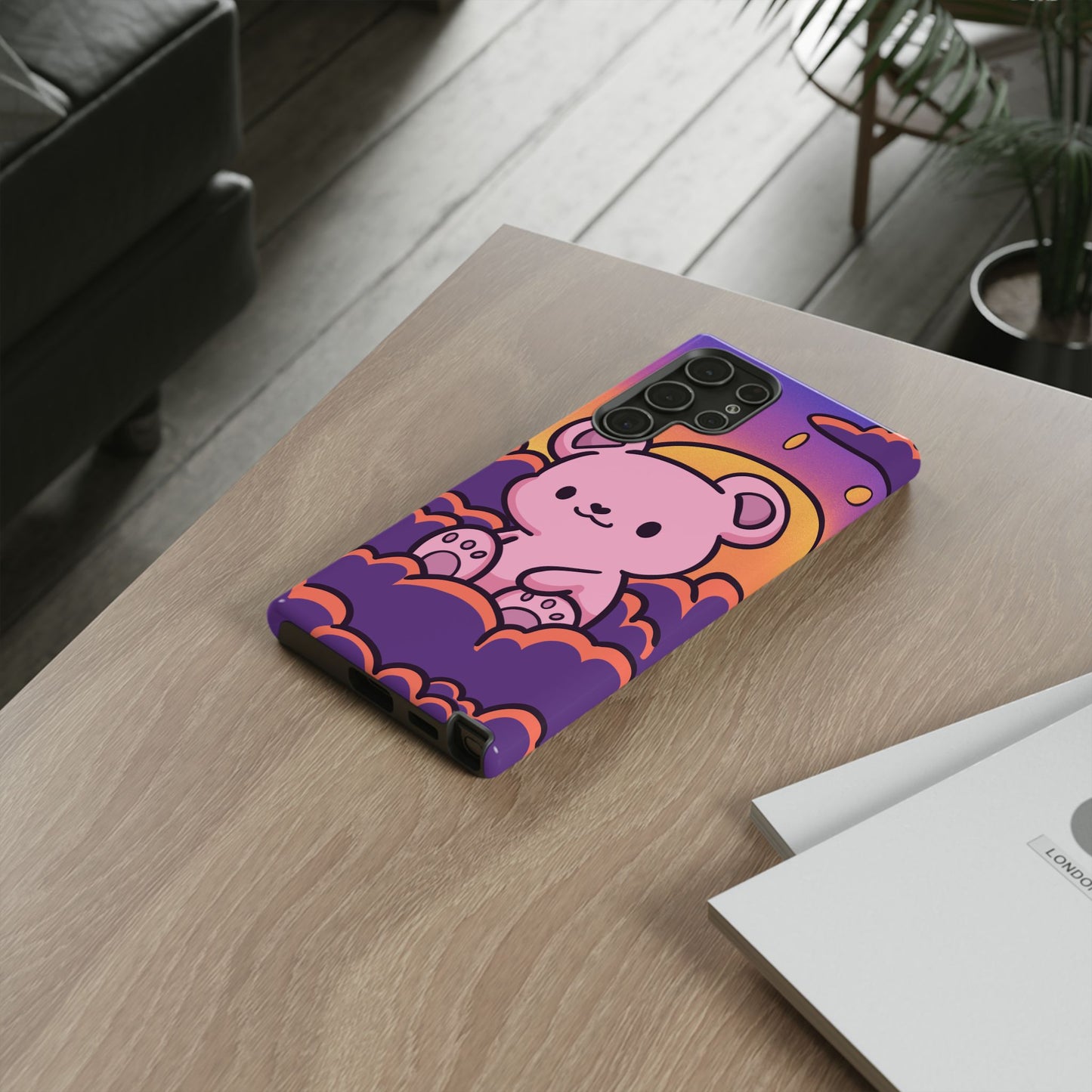 Cloud Cub Sunset Sky Bear Phone Case