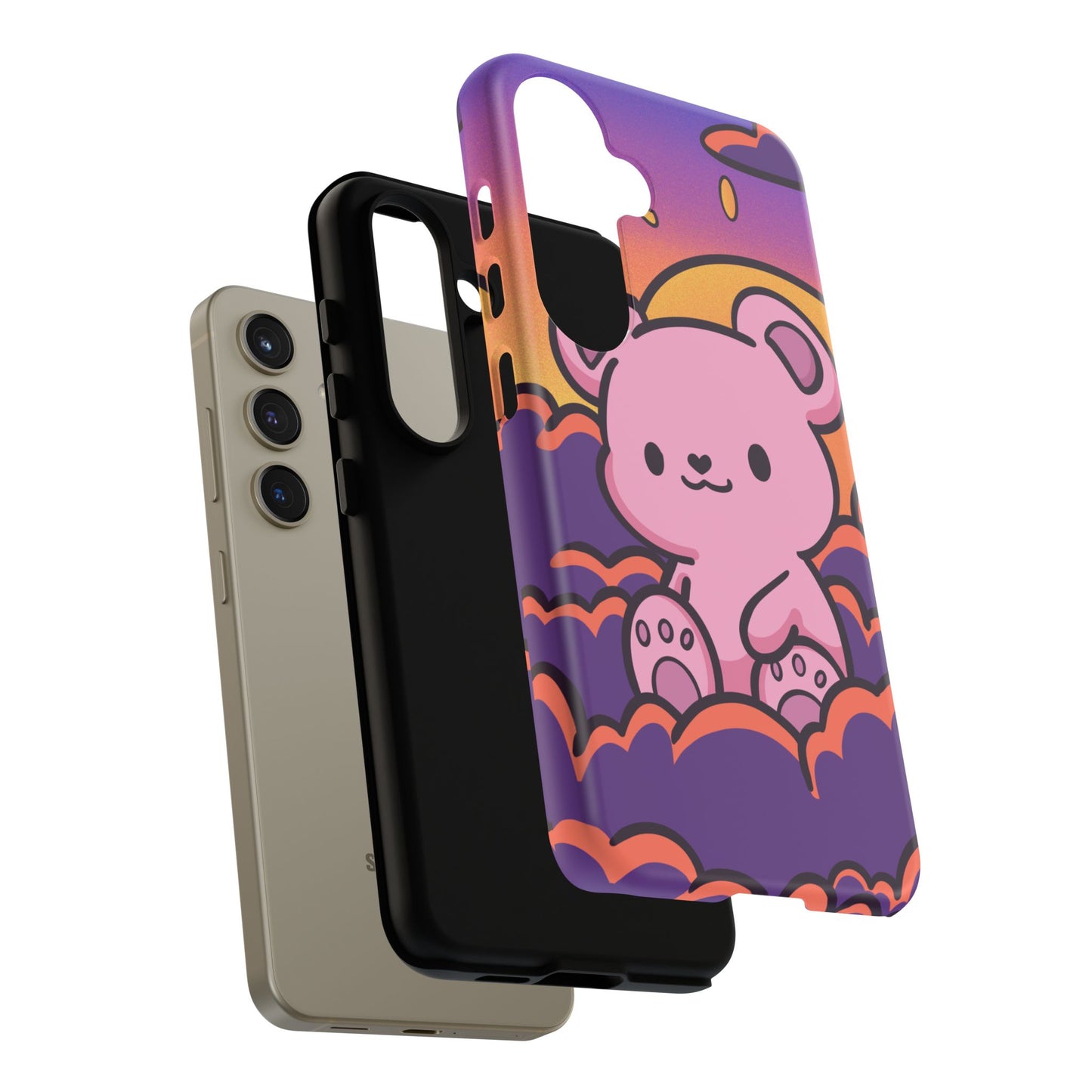 Cloud Cub Sunset Sky Bear Phone Case