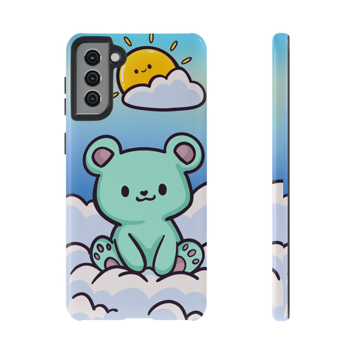 Cloud Cub Morning Sky Bear Phone Case - Pink X Holic