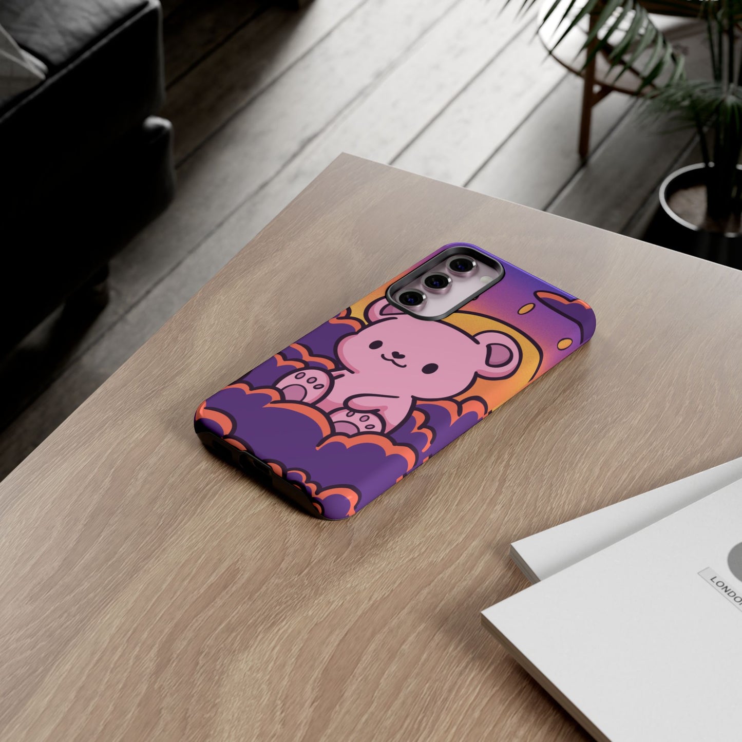 Cloud Cub Sunset Sky Bear Phone Case