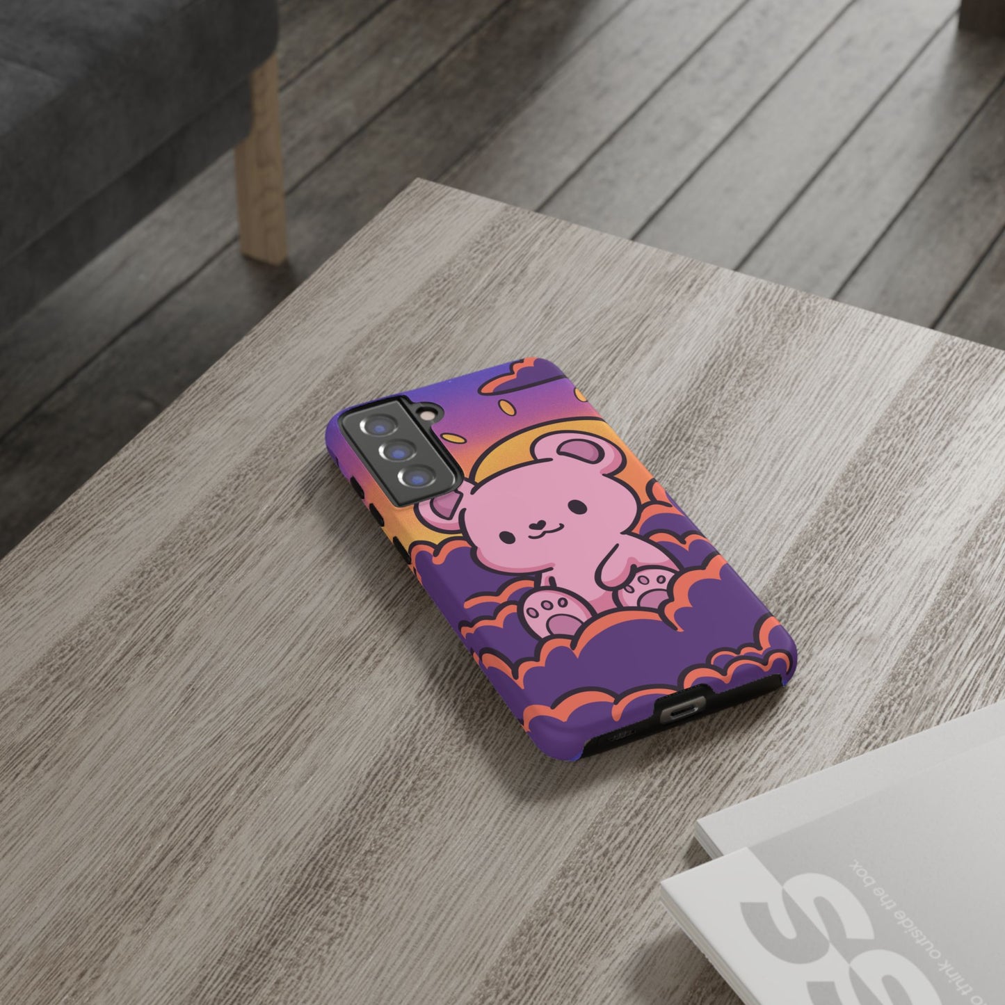 Cloud Cub Sunset Sky Bear Phone Case