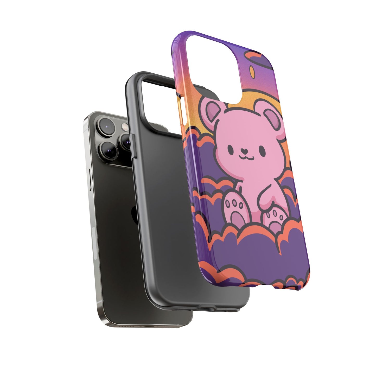 Cloud Cub Sunset Sky Bear Phone Case