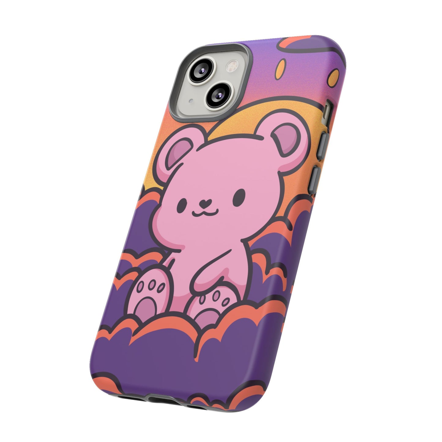 Cloud Cub Sunset Sky Bear Phone Case
