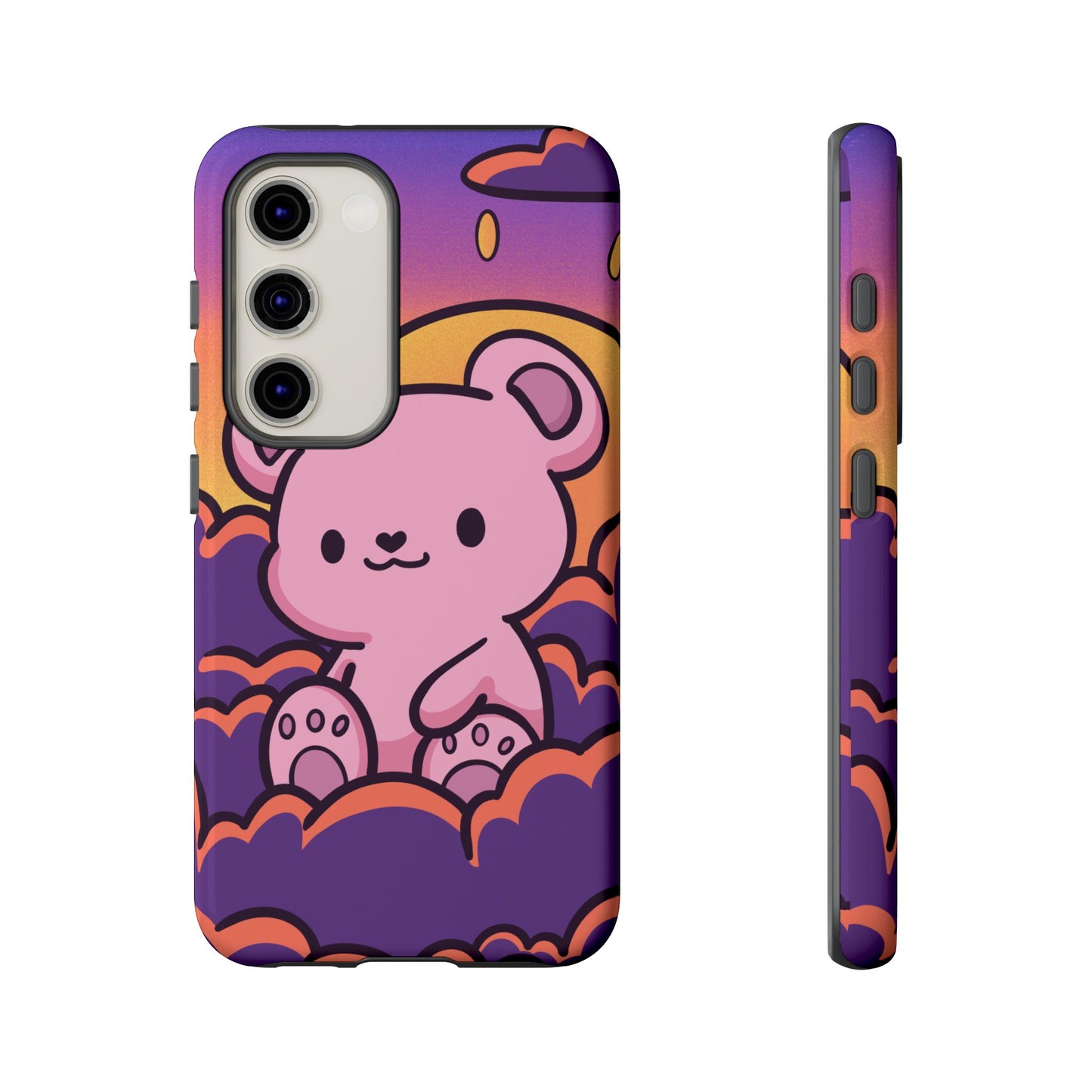 Cloud Cub Sunset Sky Bear Phone Case - Pink X Holic
