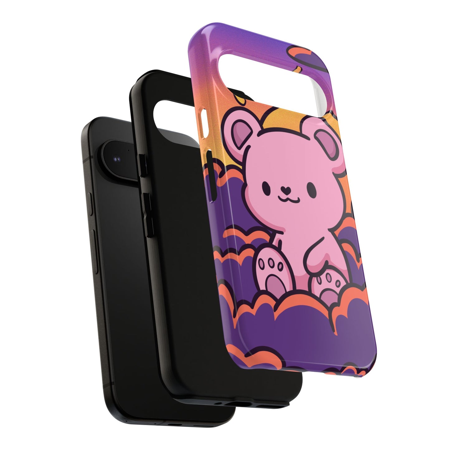 Cloud Cub Sunset Sky Bear Phone Case