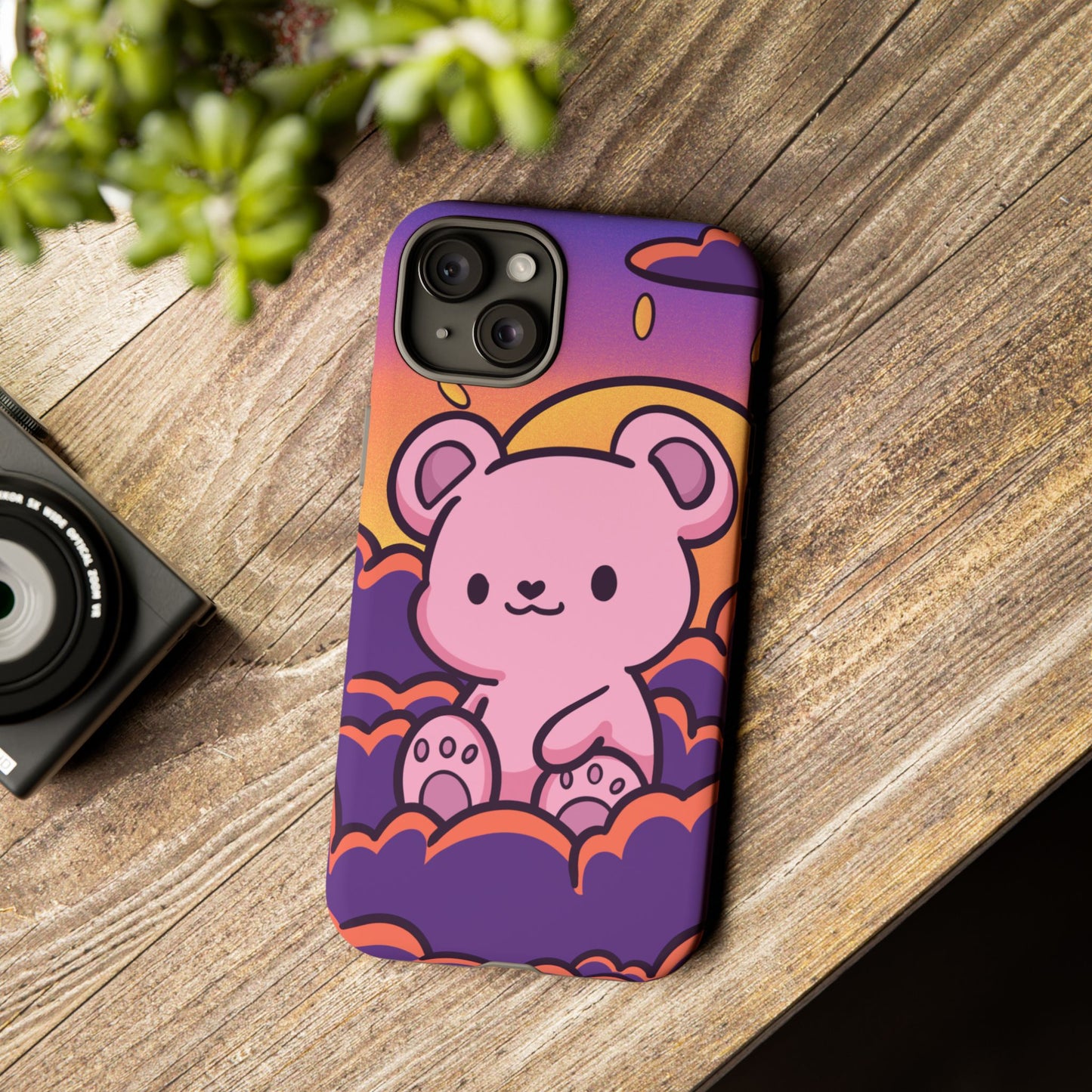 Cloud Cub Sunset Sky Bear Phone Case