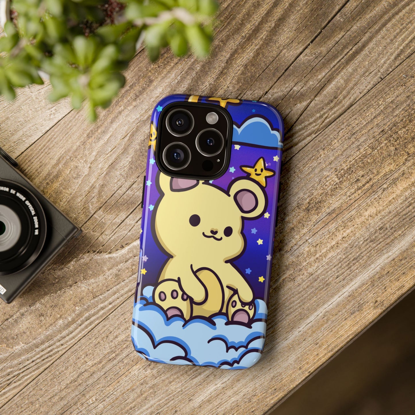 Cloud Cub Nighttime Sky Bear Phone Case