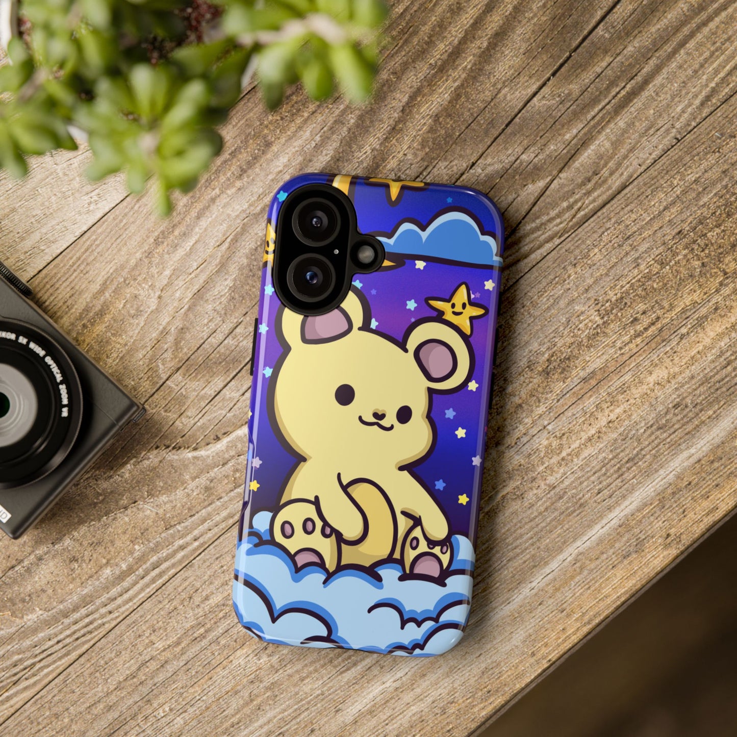 Cloud Cub Nighttime Sky Bear Phone Case