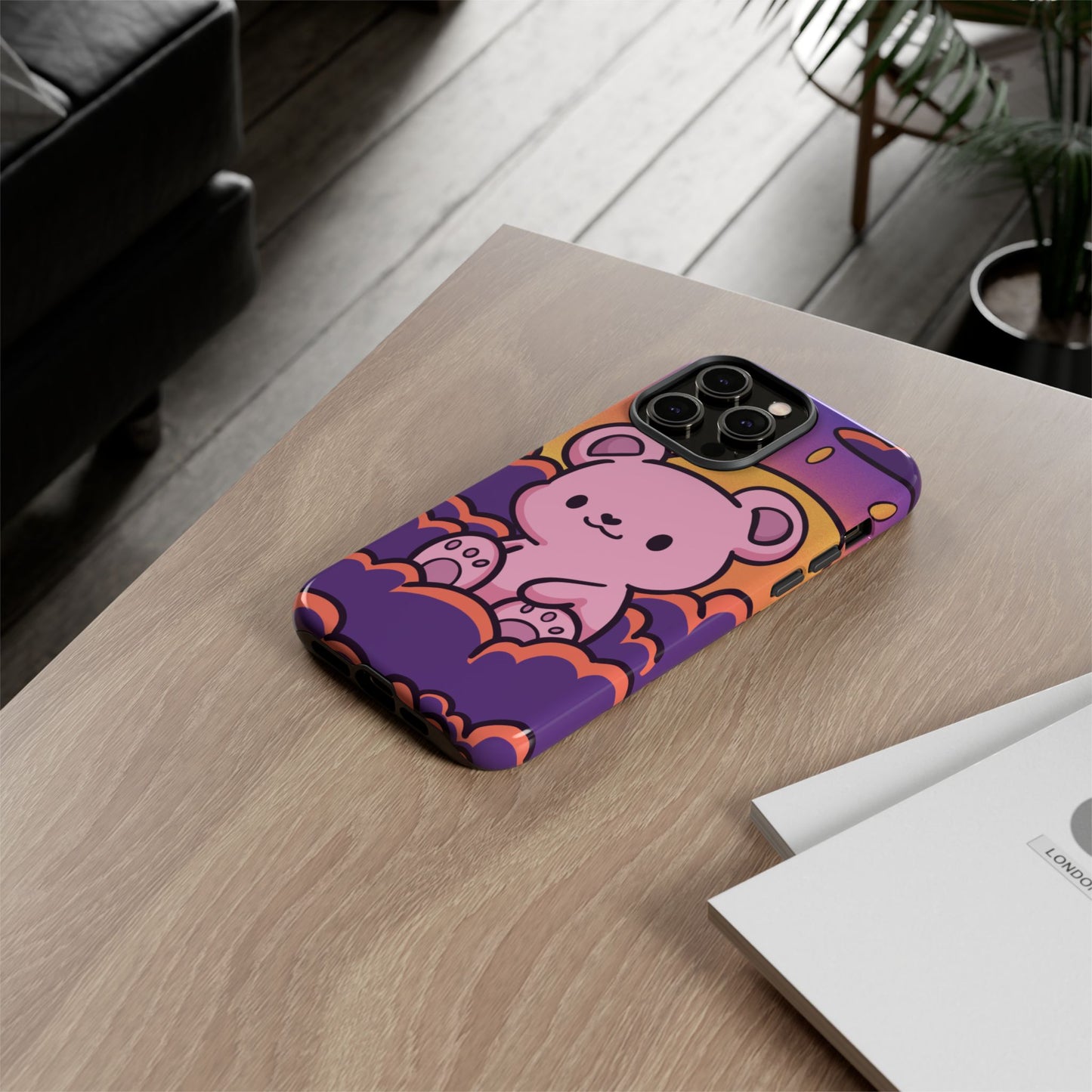 Cloud Cub Sunset Sky Bear Phone Case
