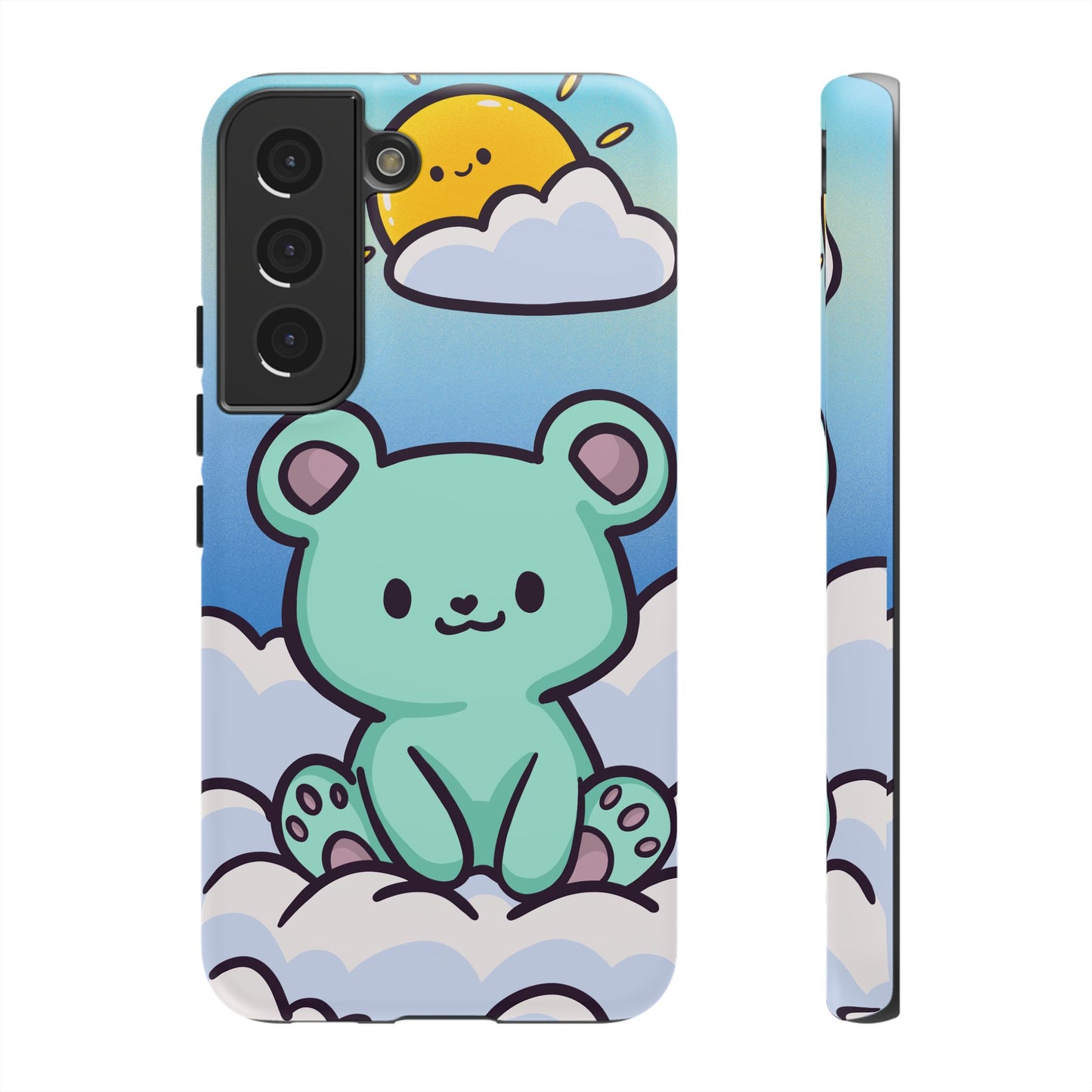 Cloud Cub Morning Sky Bear Phone Case - Pink X Holic