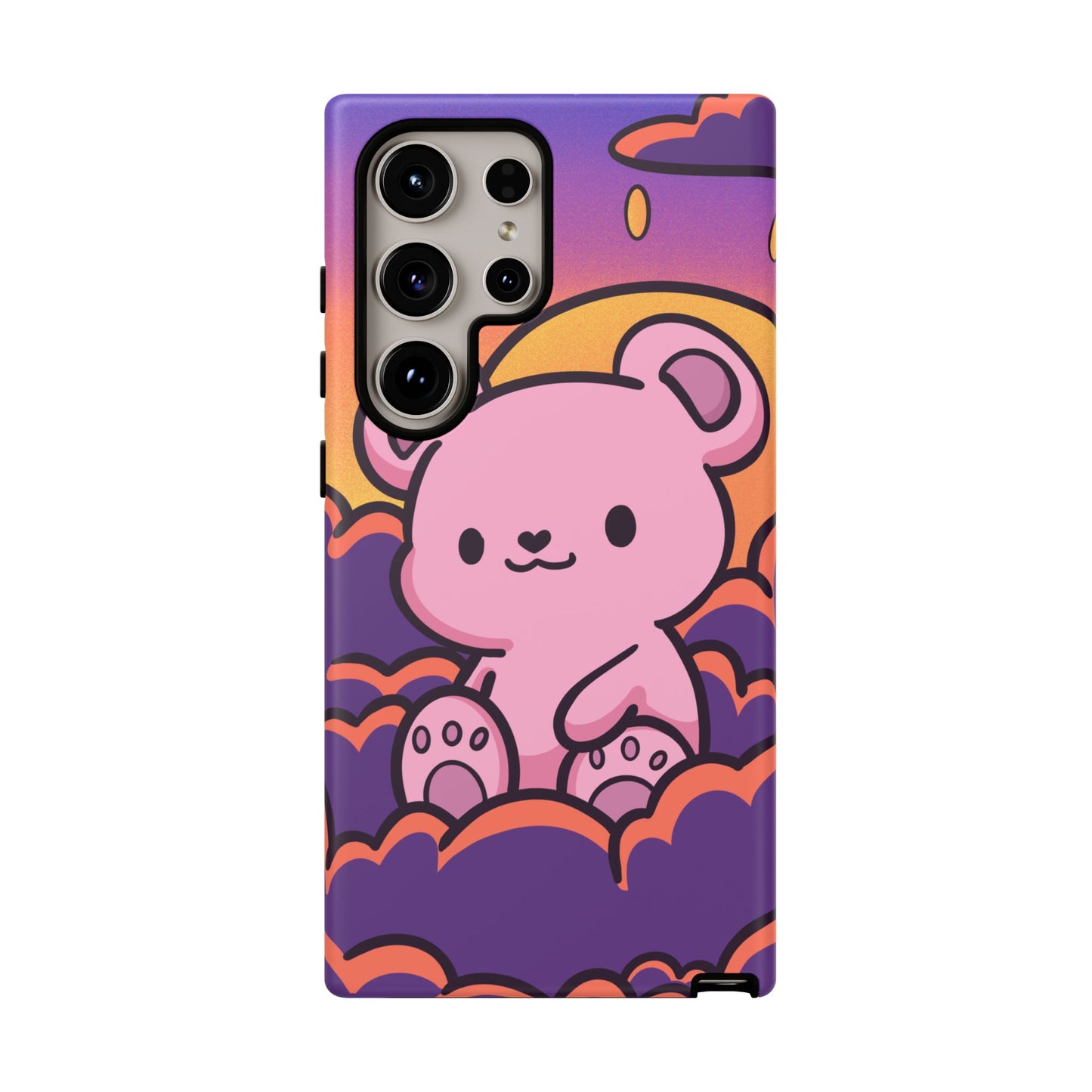 Cloud Cub Sunset Sky Bear Phone Case