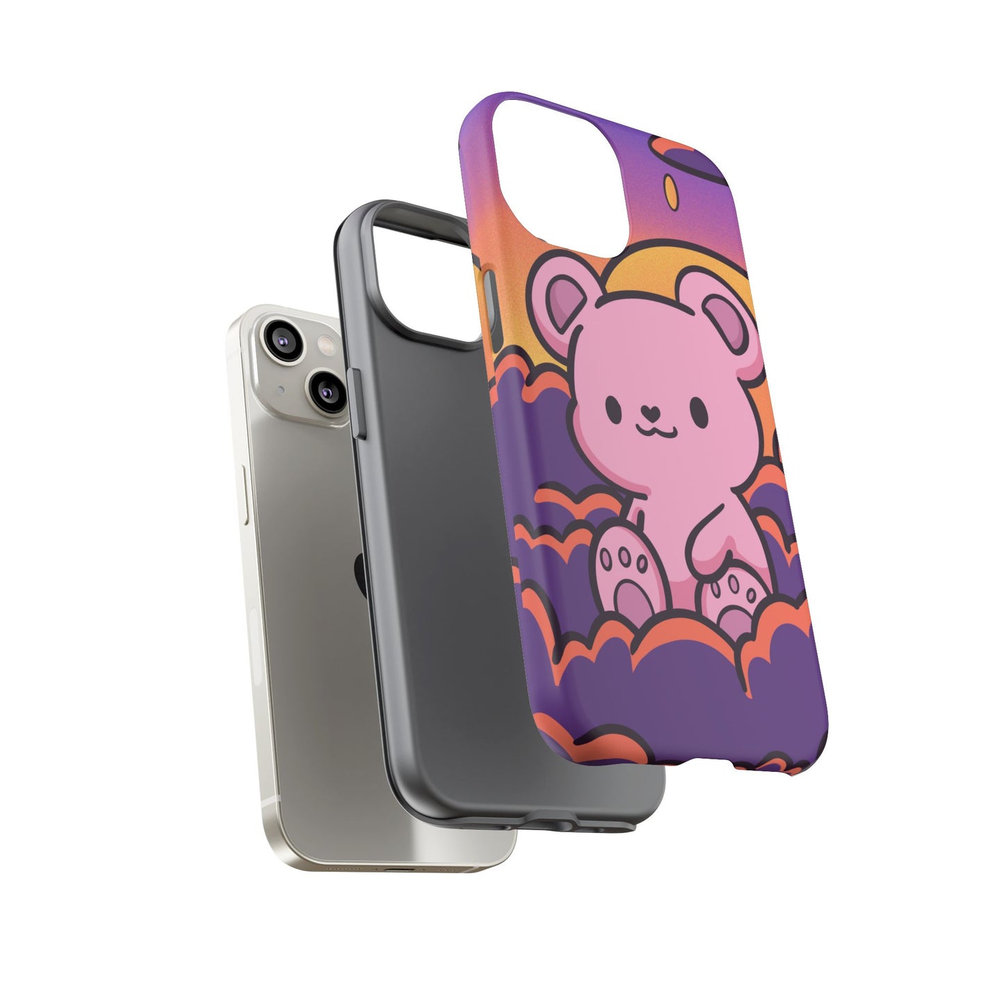 Cloud Cub Sunset Sky Bear Phone Case