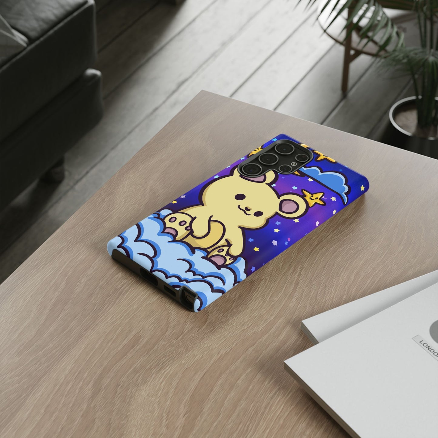 Cloud Cub Nighttime Sky Bear Phone Case