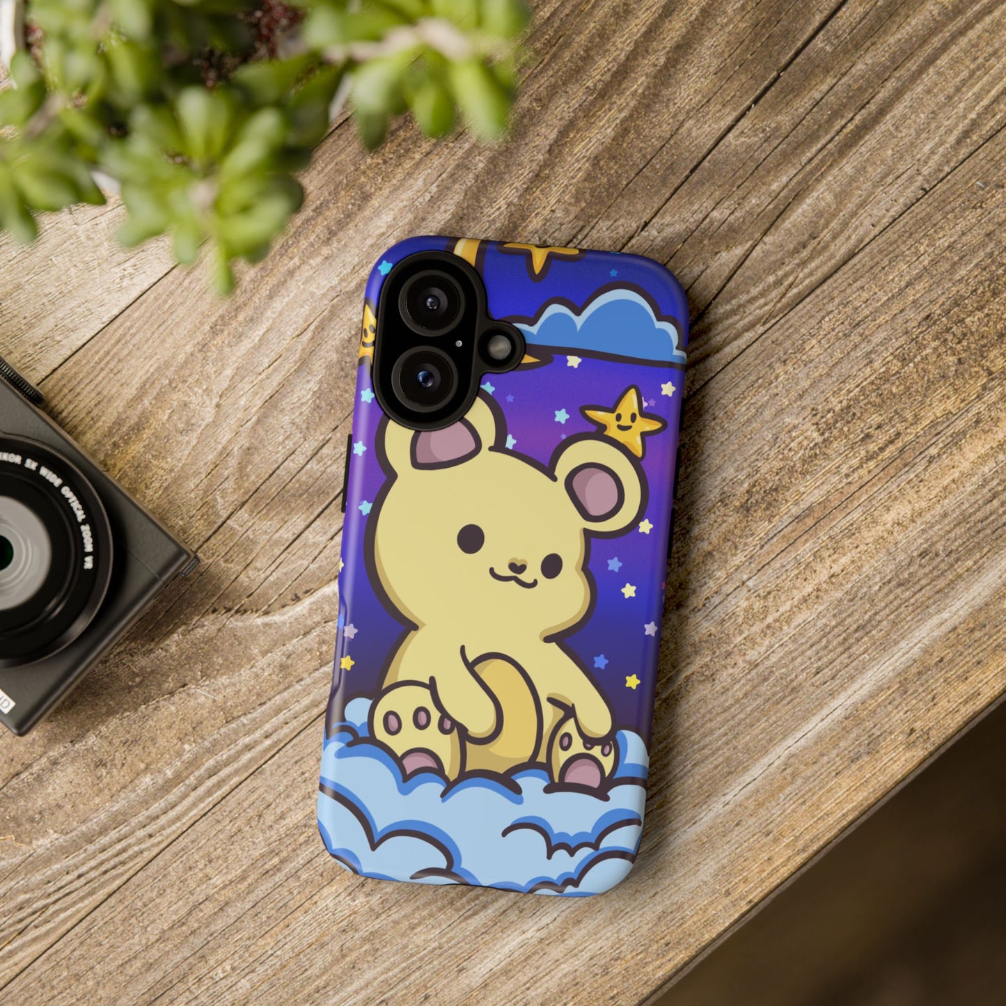 Cloud Cub Nighttime Sky Bear Phone Case