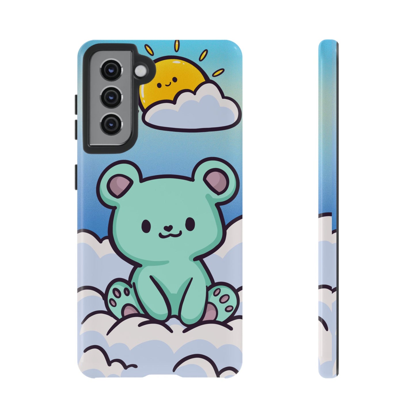 Cloud Cub Morning Sky Bear Phone Case - Pink X Holic