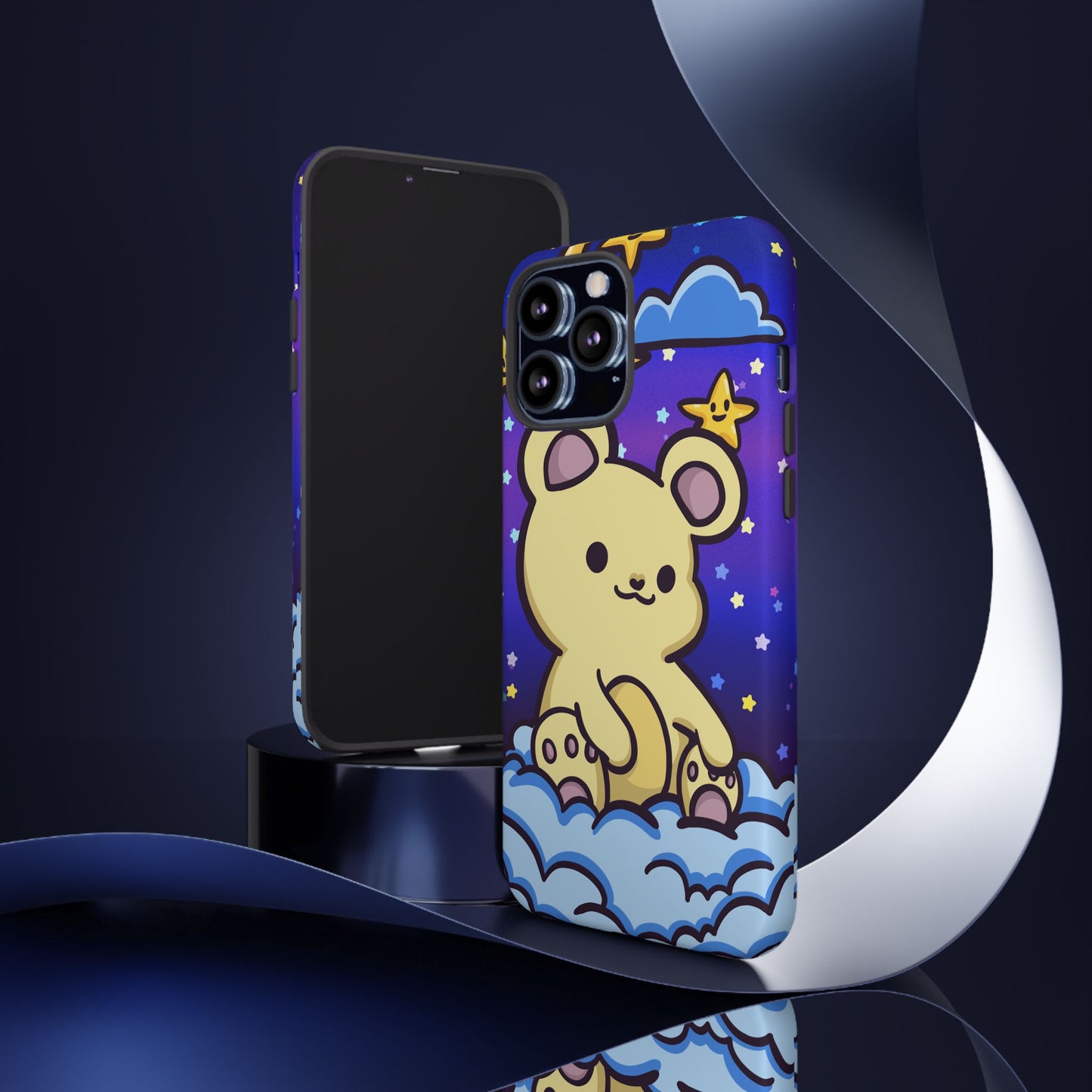 Cloud Cub Nighttime Sky Bear Phone Case