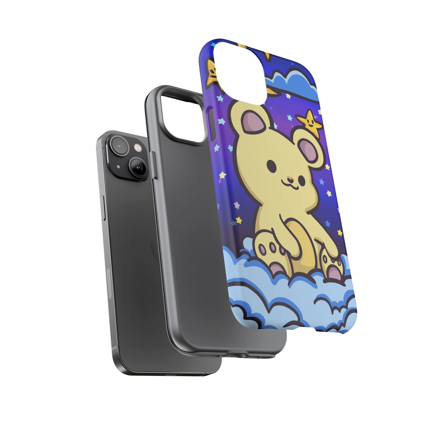 Cloud Cub Nighttime Sky Bear Phone Case