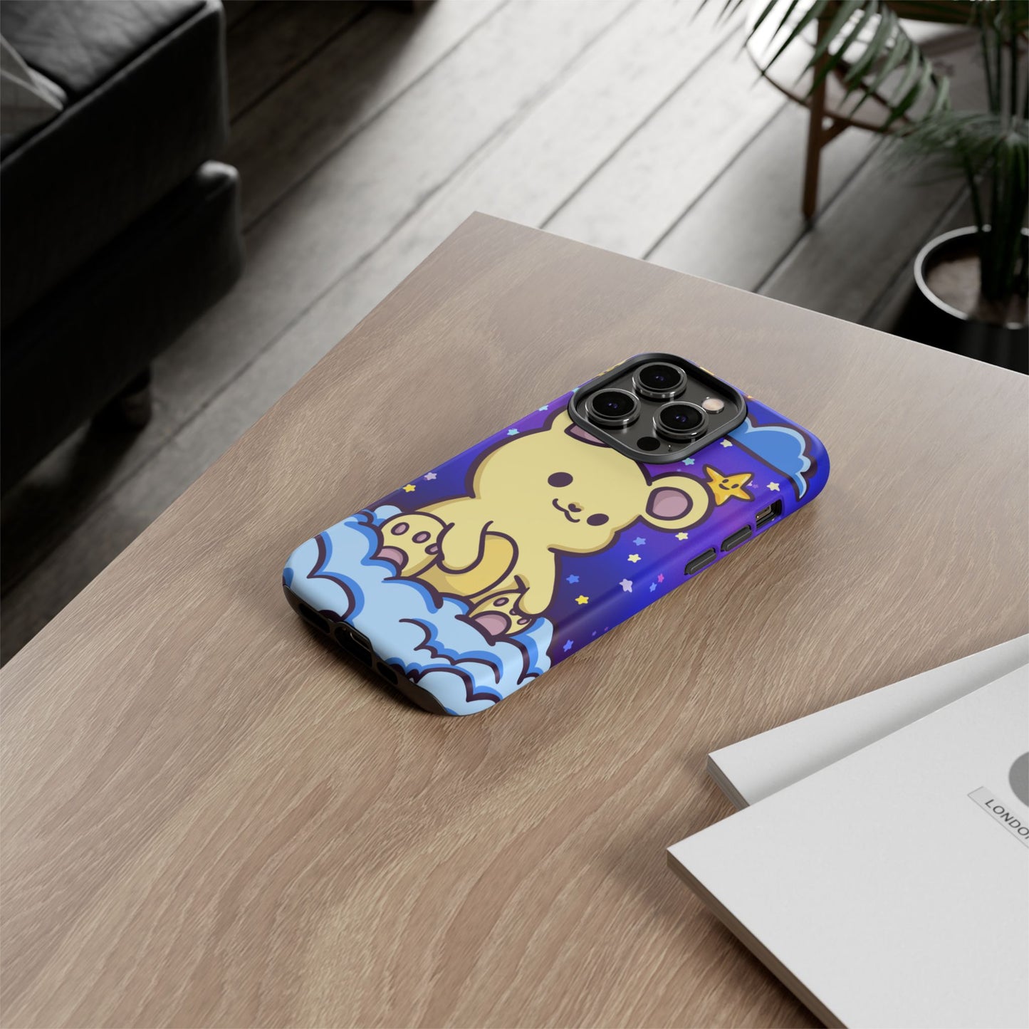 Cloud Cub Nighttime Sky Bear Phone Case