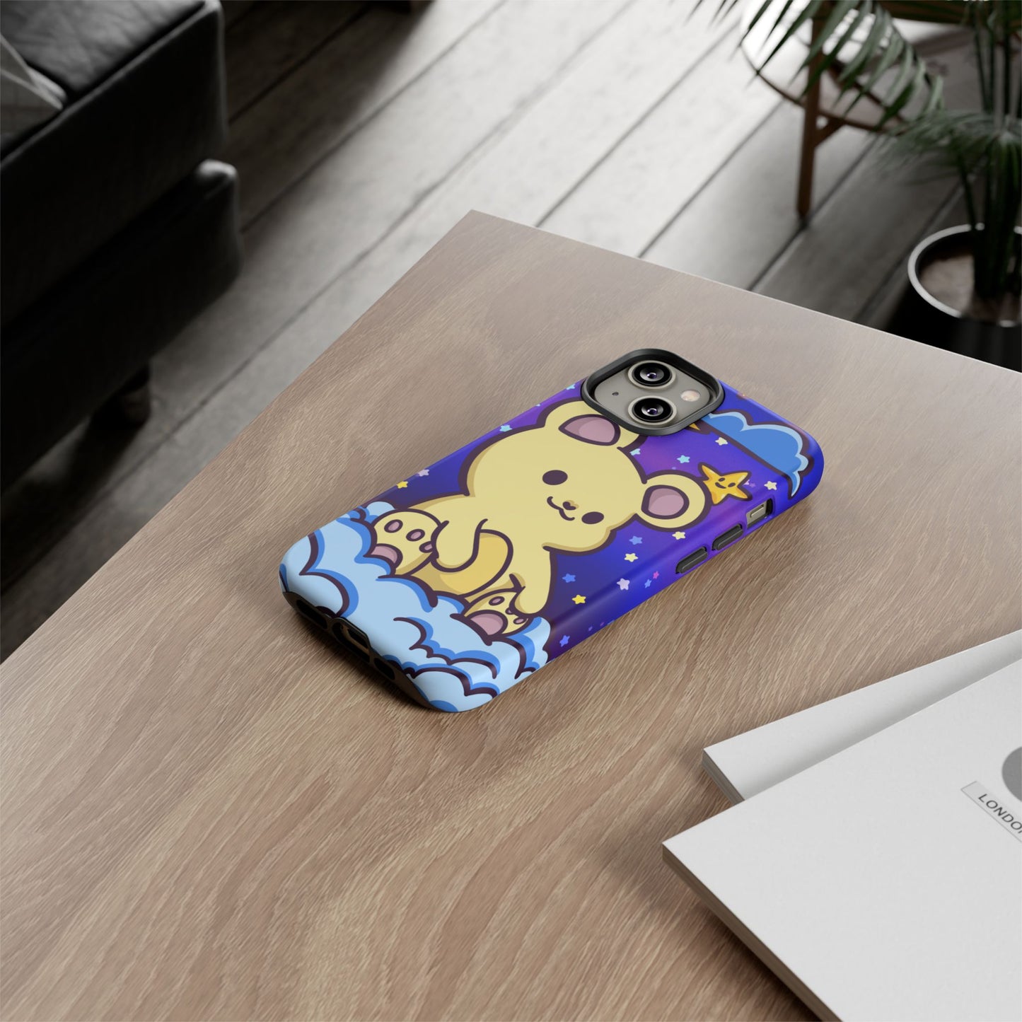Cloud Cub Nighttime Sky Bear Phone Case