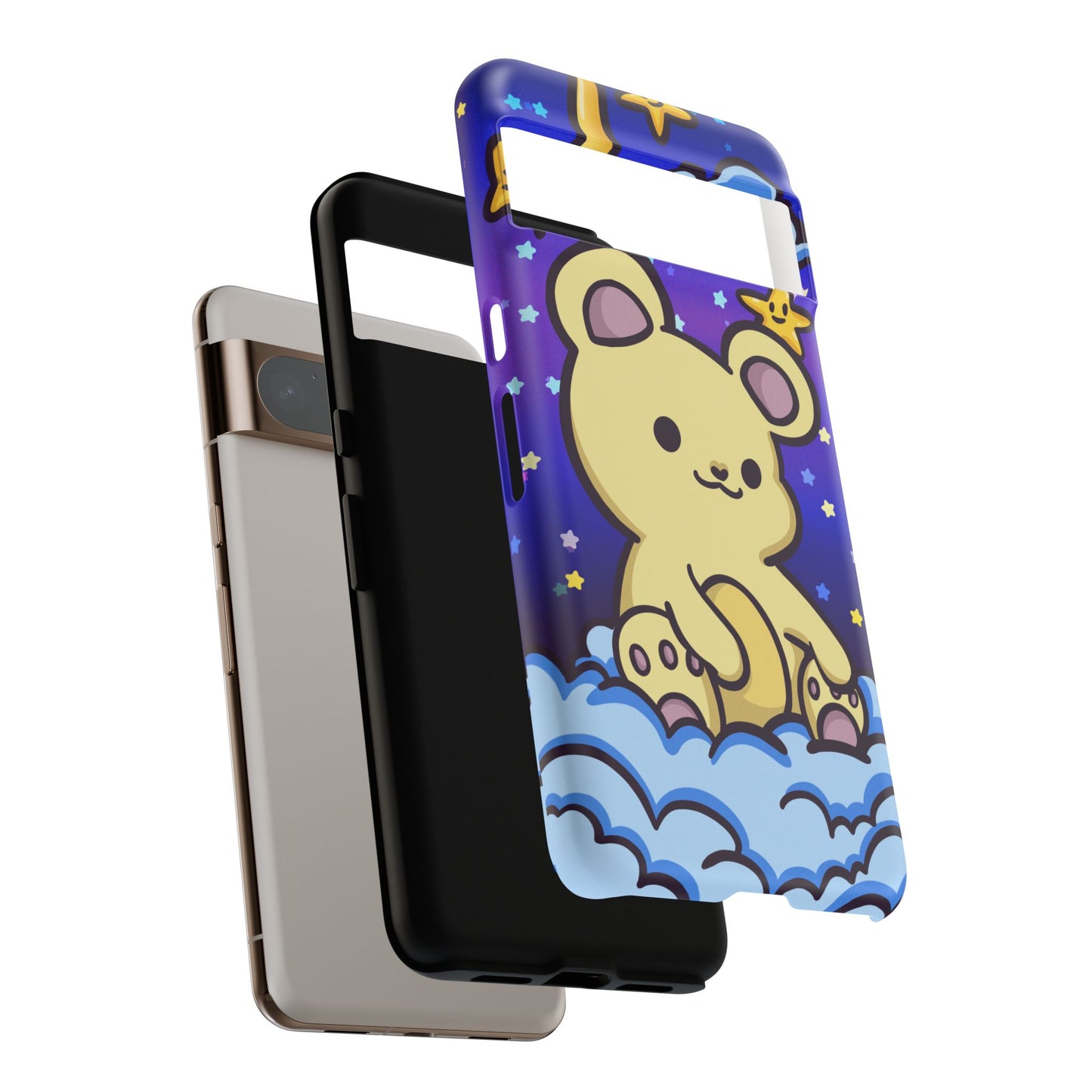 Cloud Cub Nighttime Sky Bear Phone Case