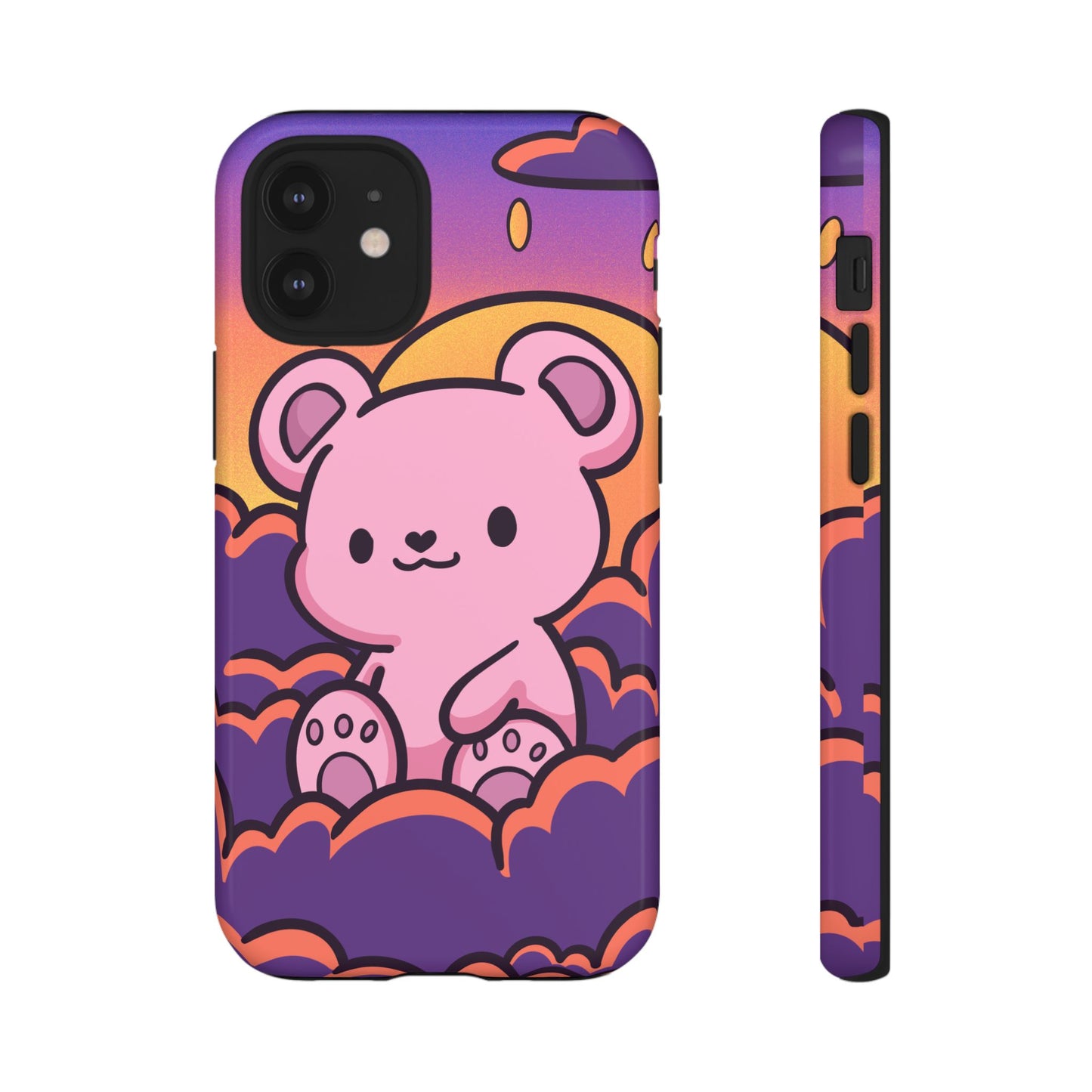 Cloud Cub Sunset Sky Bear Phone Case - Pink X Holic